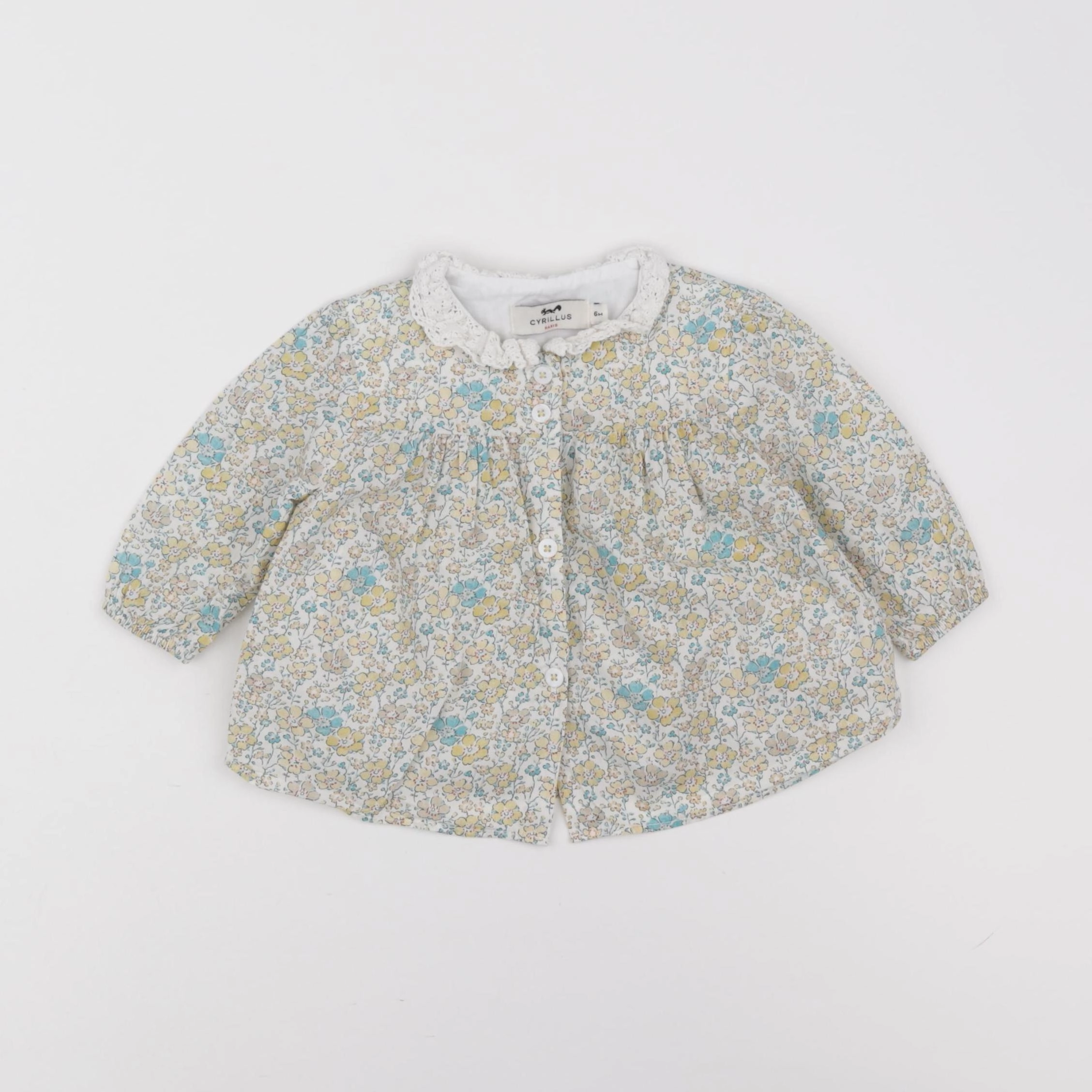 Cyrillus - blouse multicolore - 6 mois