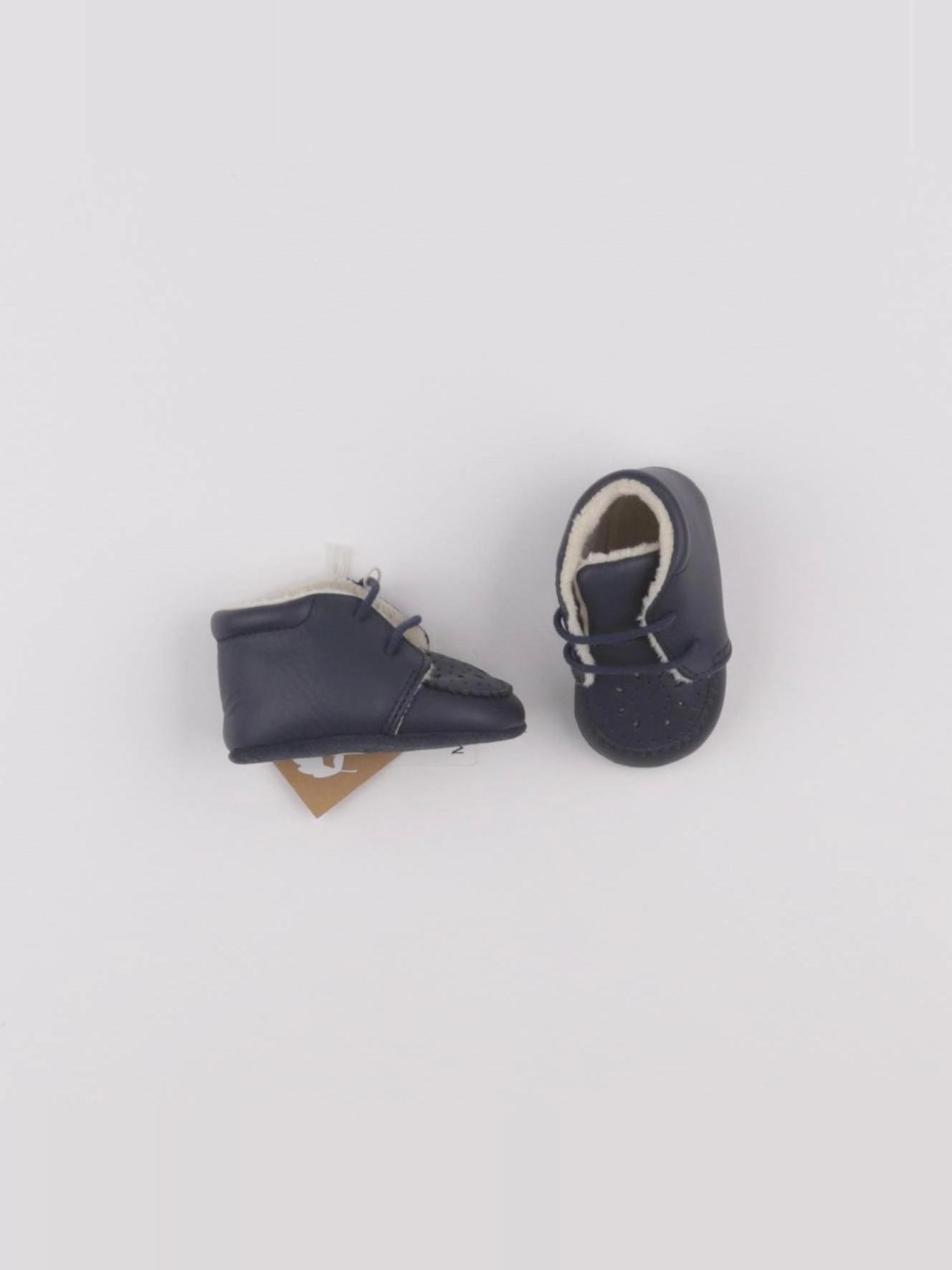Monoprix - chaussons bleu - pointure 17/18