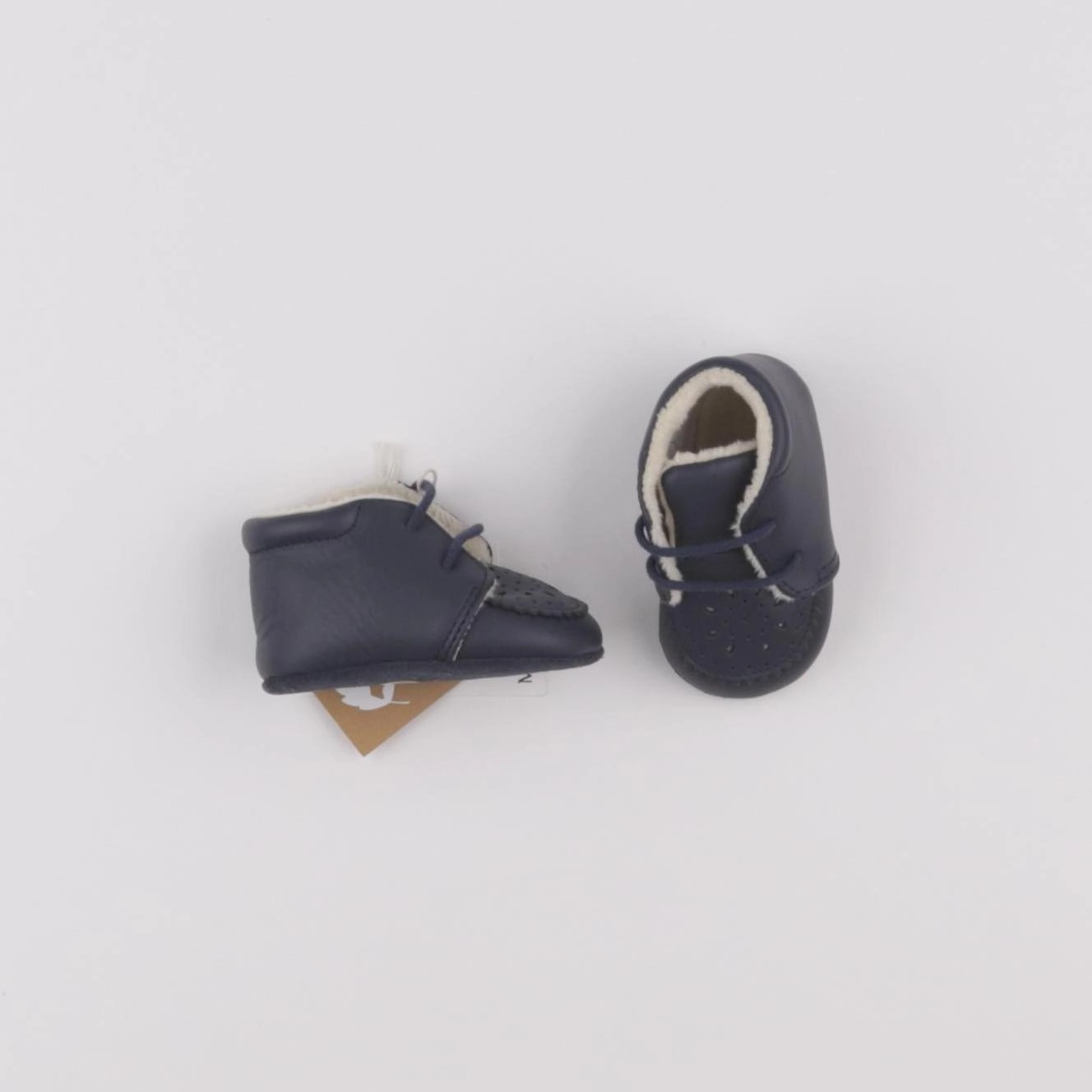 Monoprix - chaussons bleu - pointure 17/18