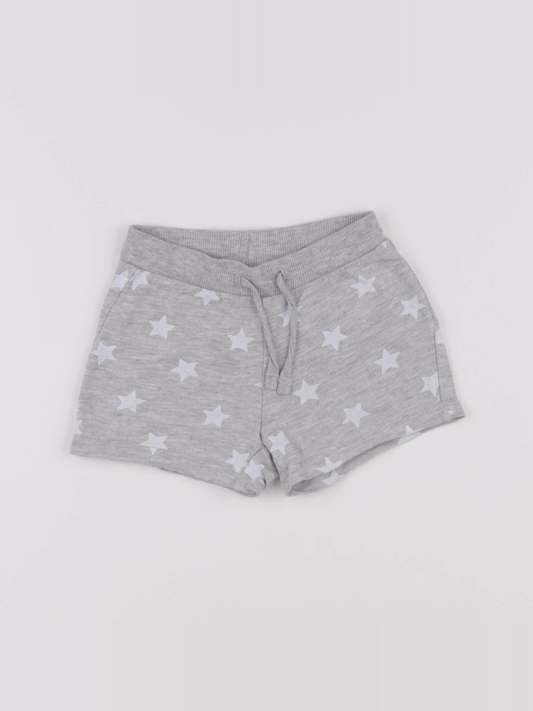 H&M - short gris - 6/9 mois