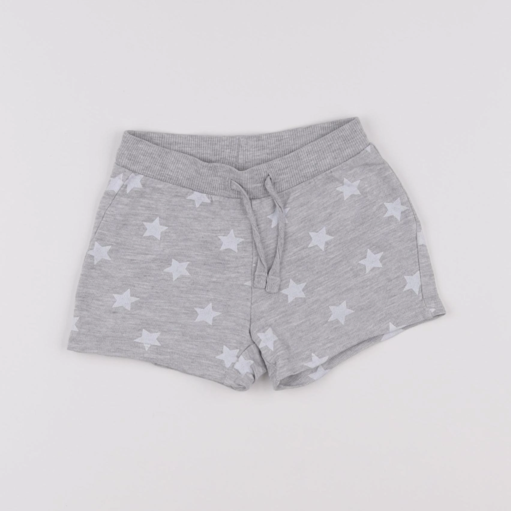 H&M - short gris - 6/9 mois