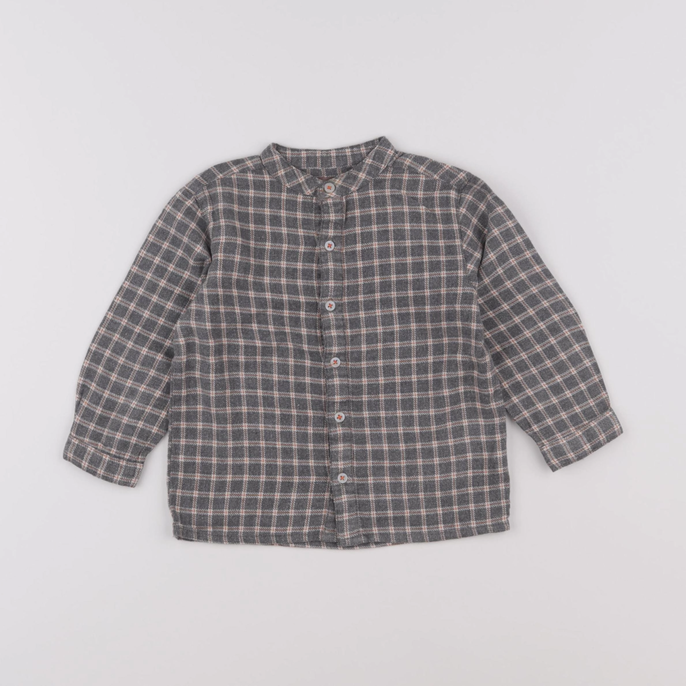 Boutchou - chemise gris - 18 mois
