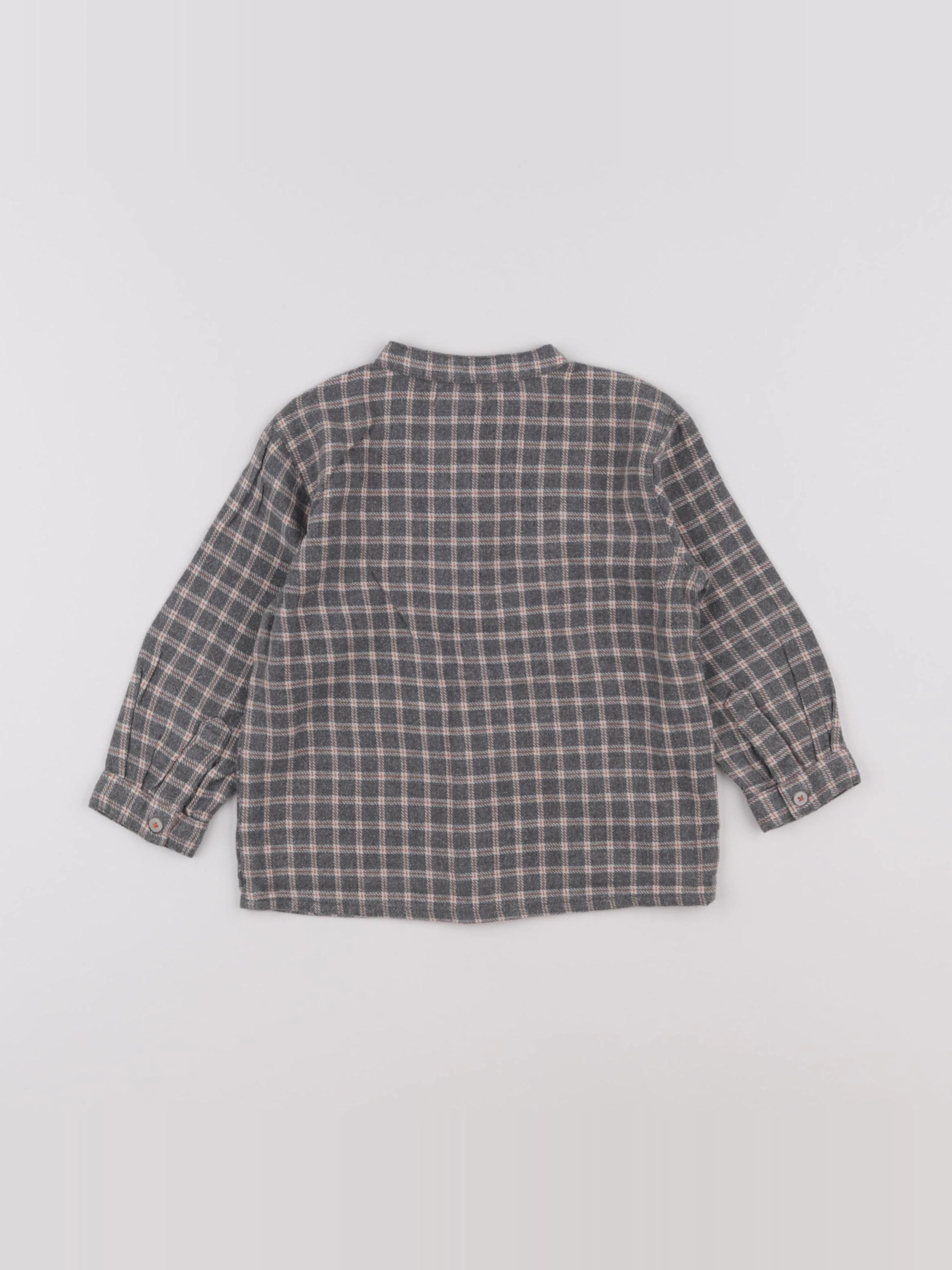 Boutchou - chemise gris - 18 mois