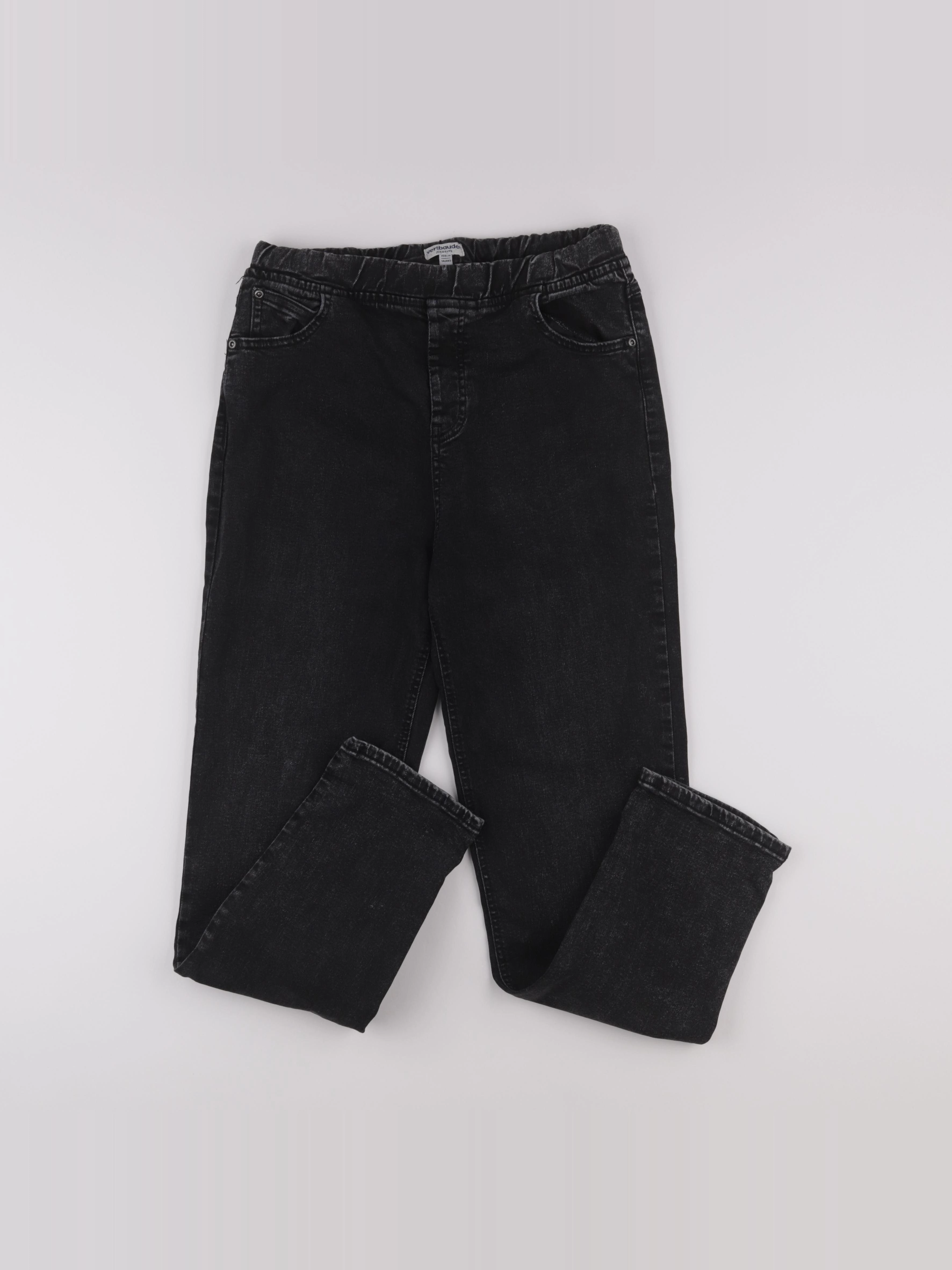 Vertbaudet - jean noir - 14 ans