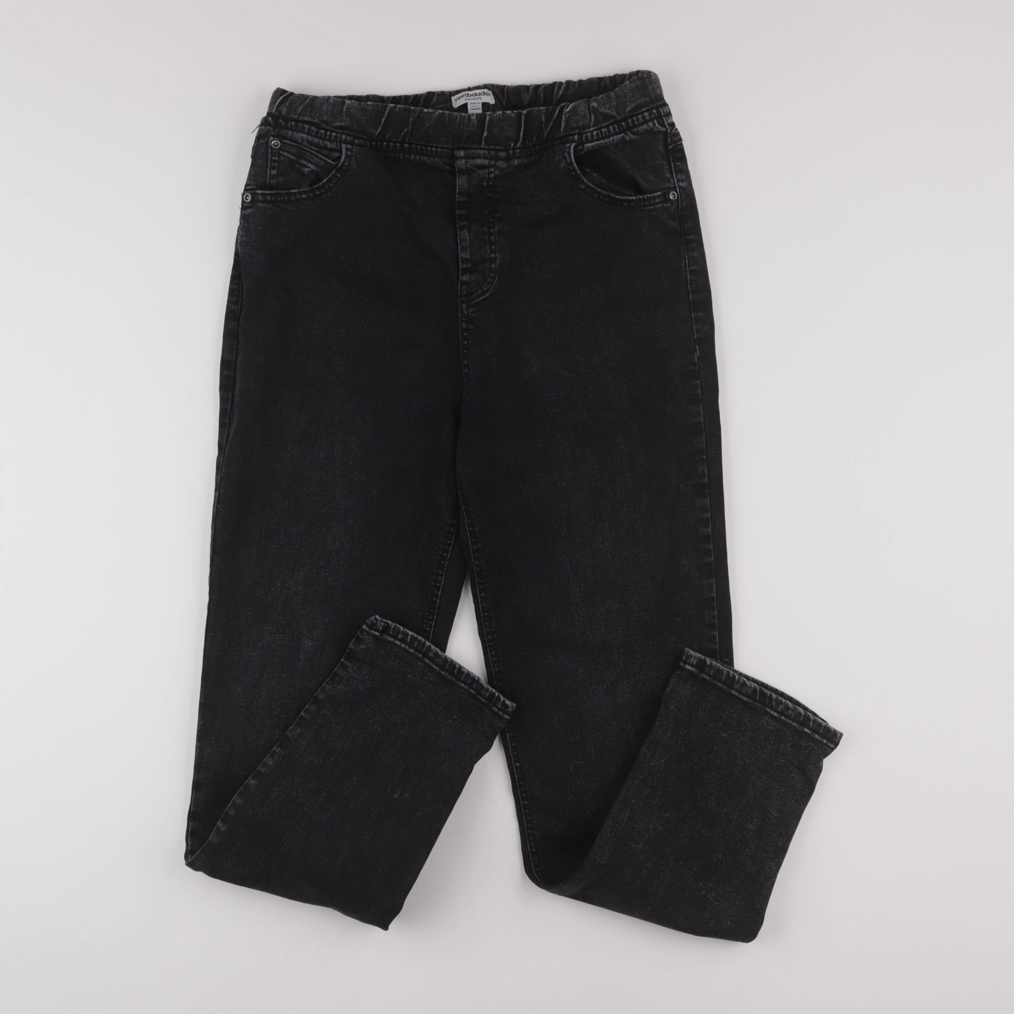 Vertbaudet - jean noir - 14 ans