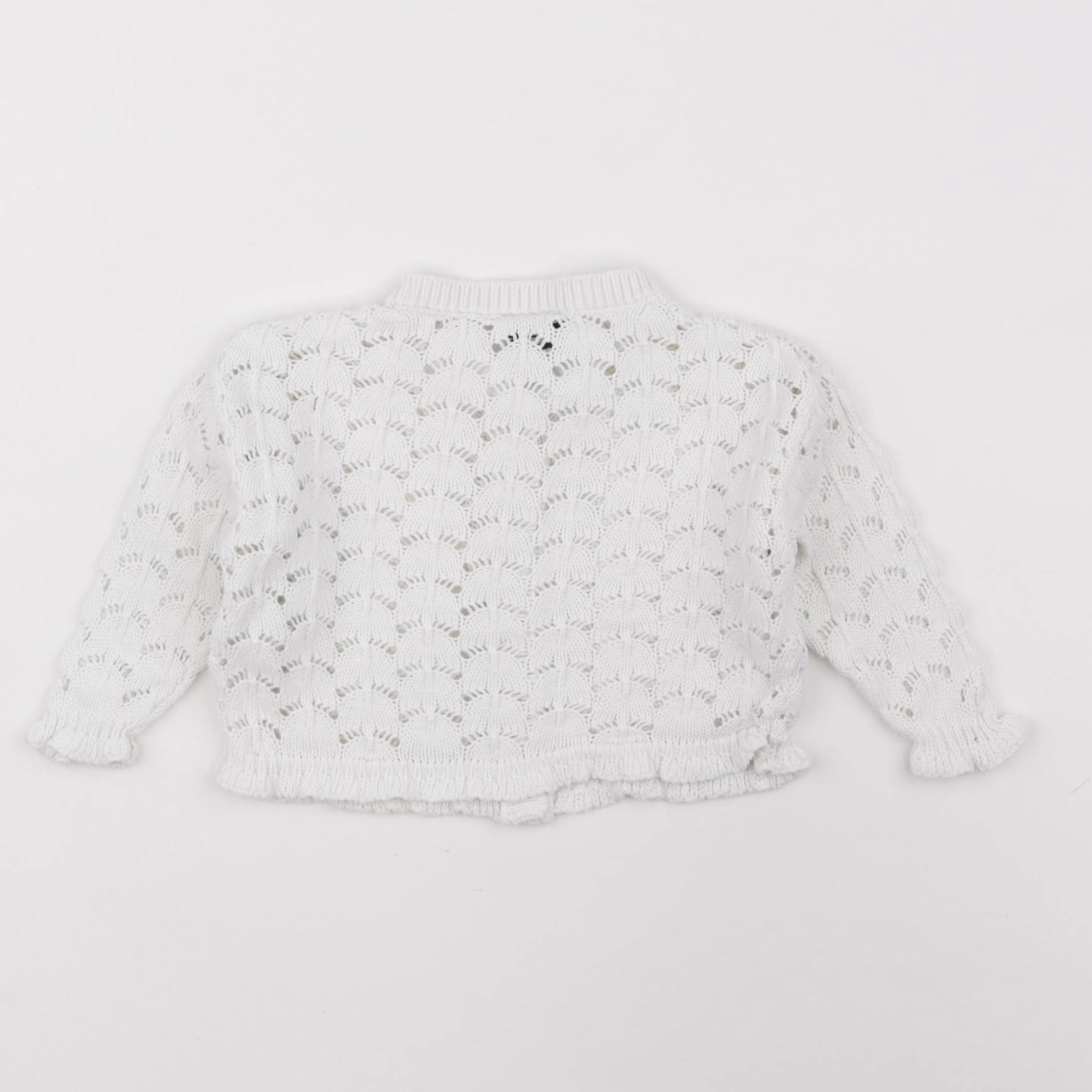 Tape à l'oeil - gilet blanc - 9 mois