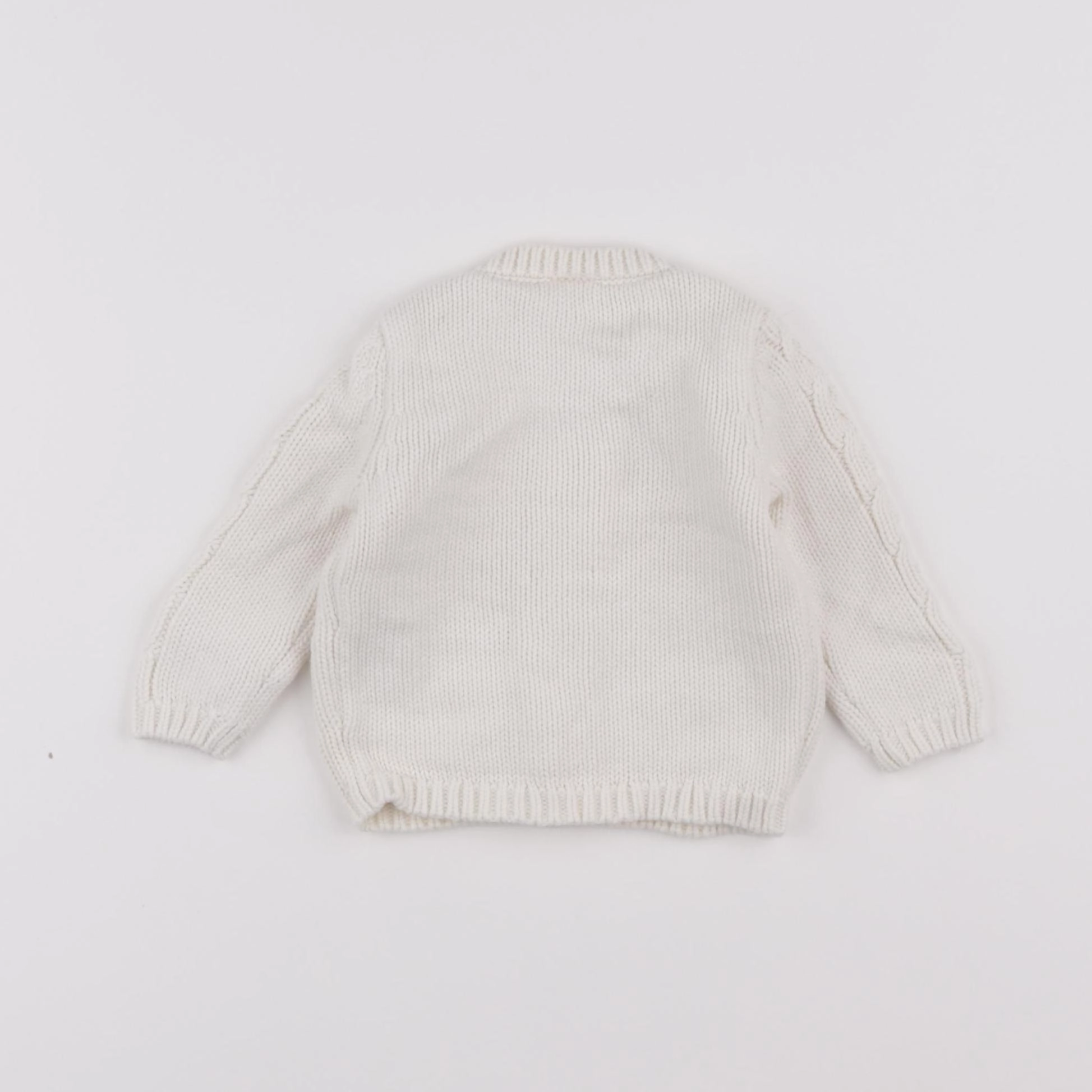 Petit Bateau - pull beige - 6 mois