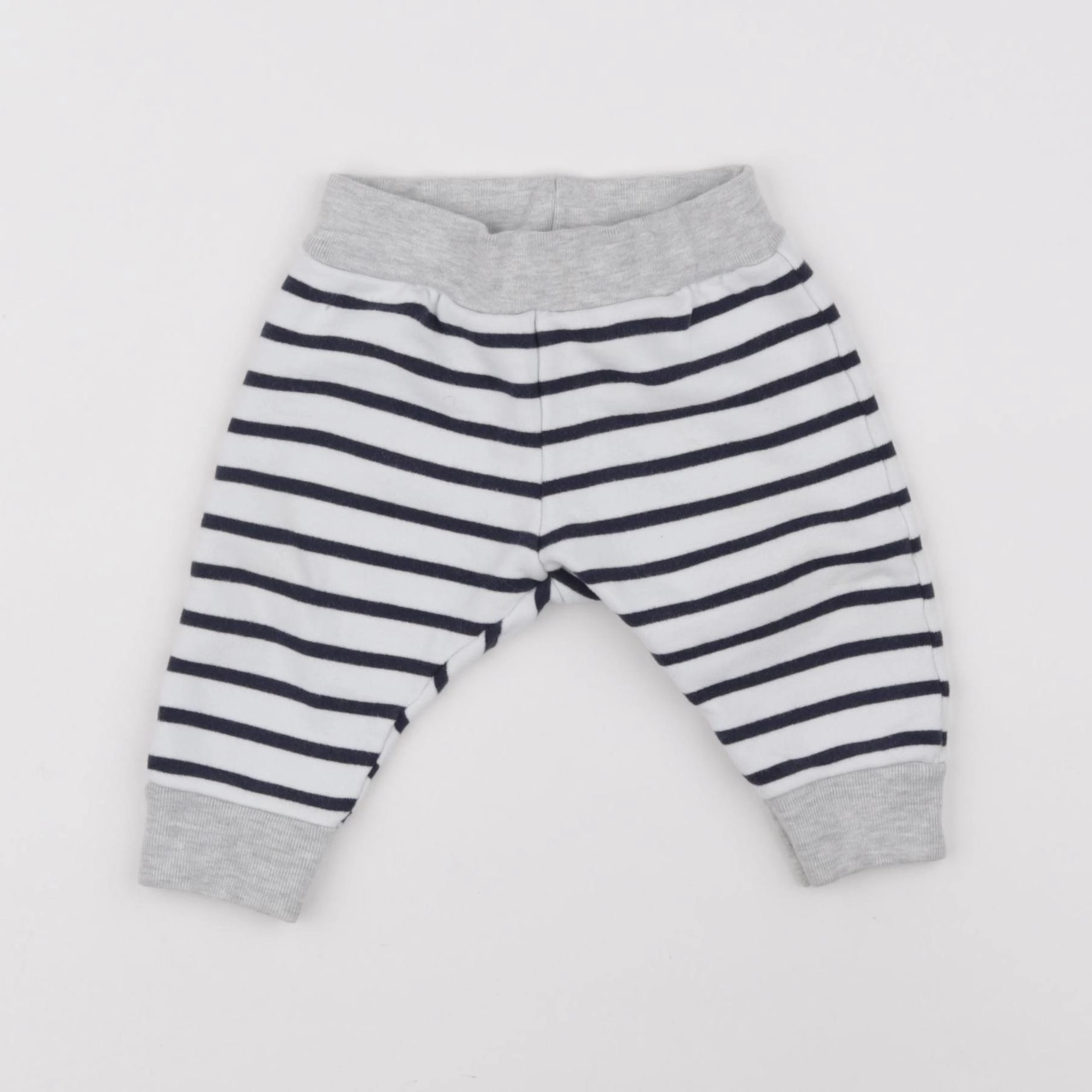 Petit Bateau - jogging bleu, blanc - 6 mois