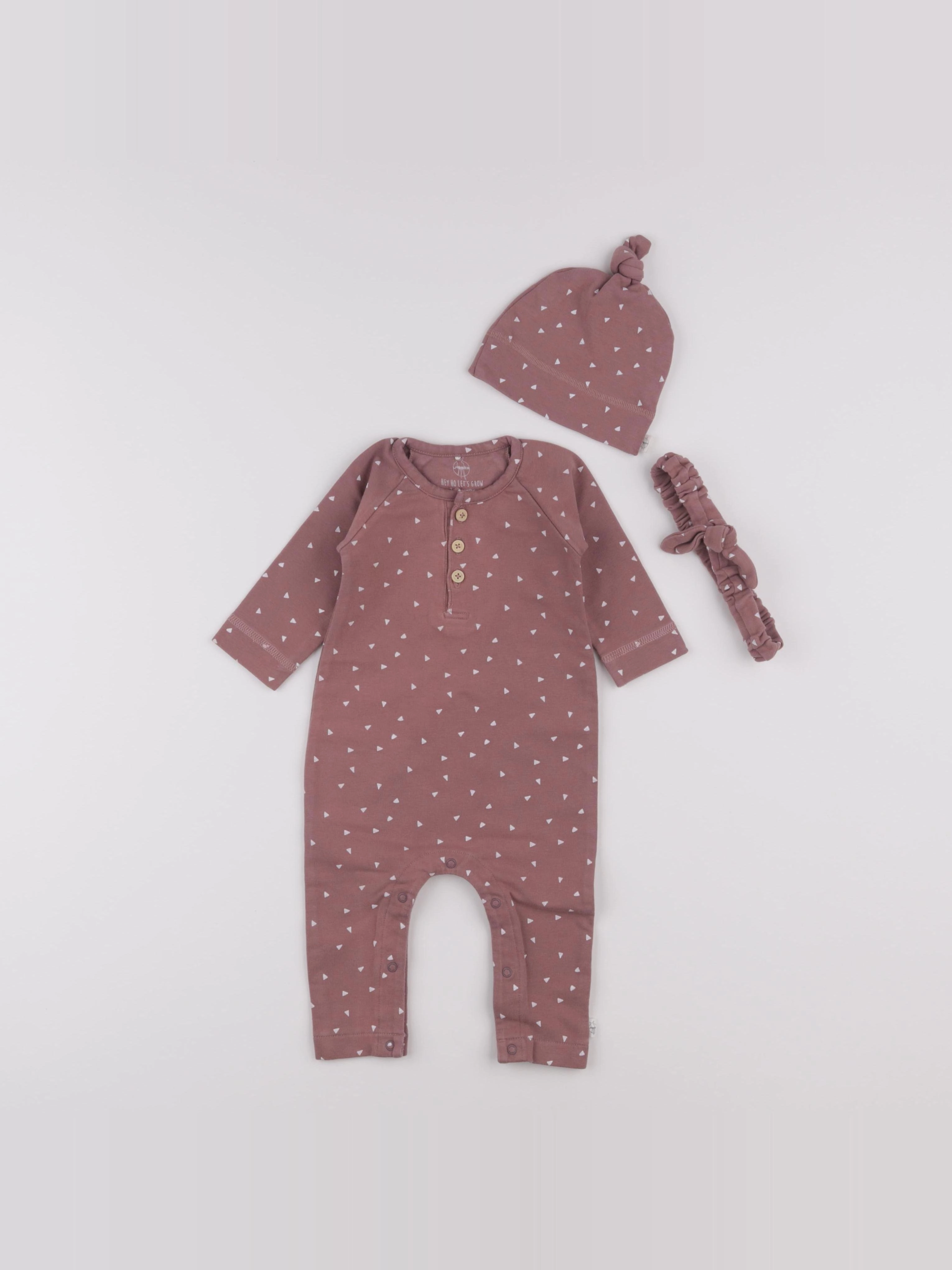 Lassig - ensemble violet - 3/6 mois