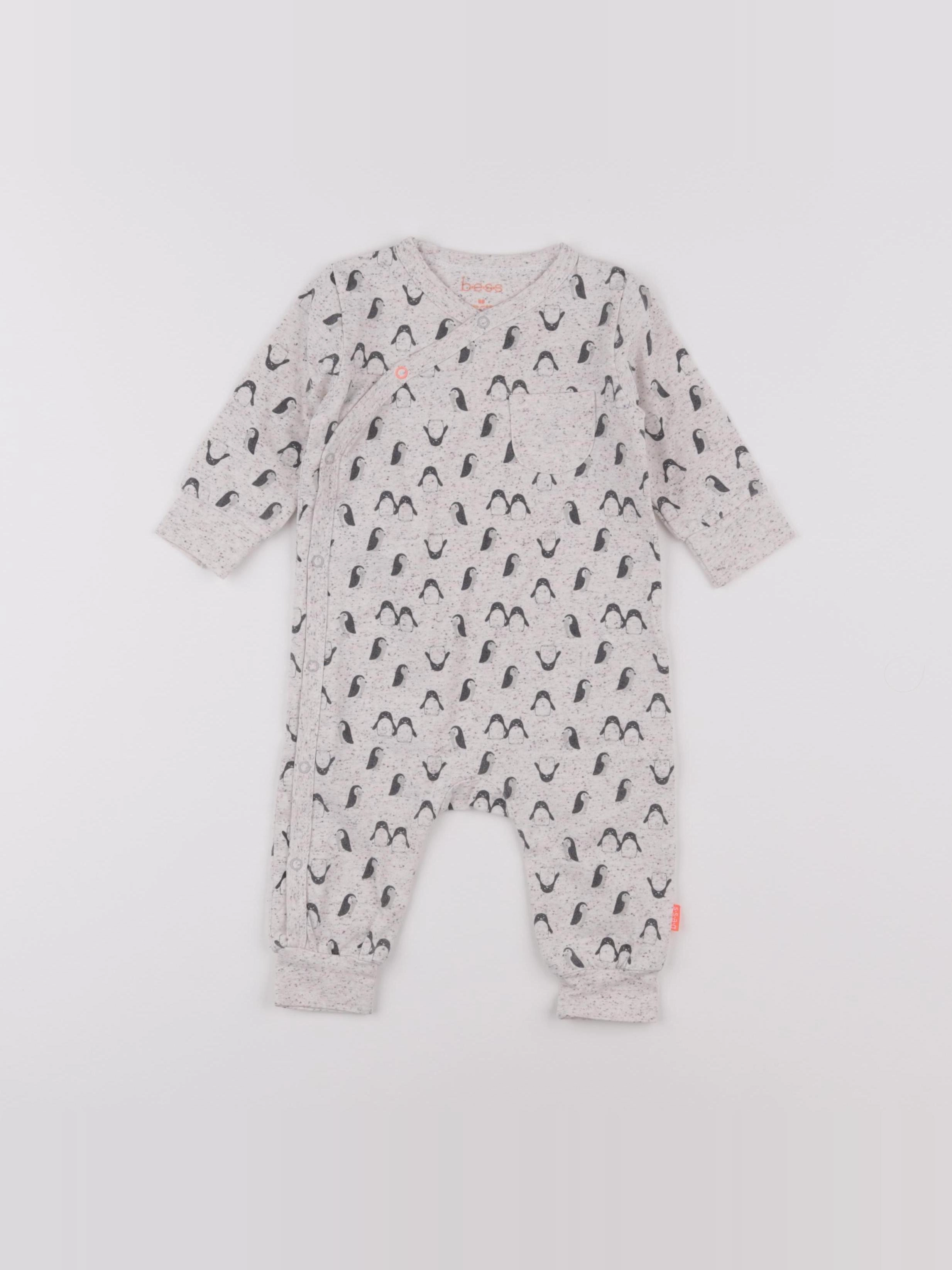 Bess - combinaison beige, gris - 6 mois