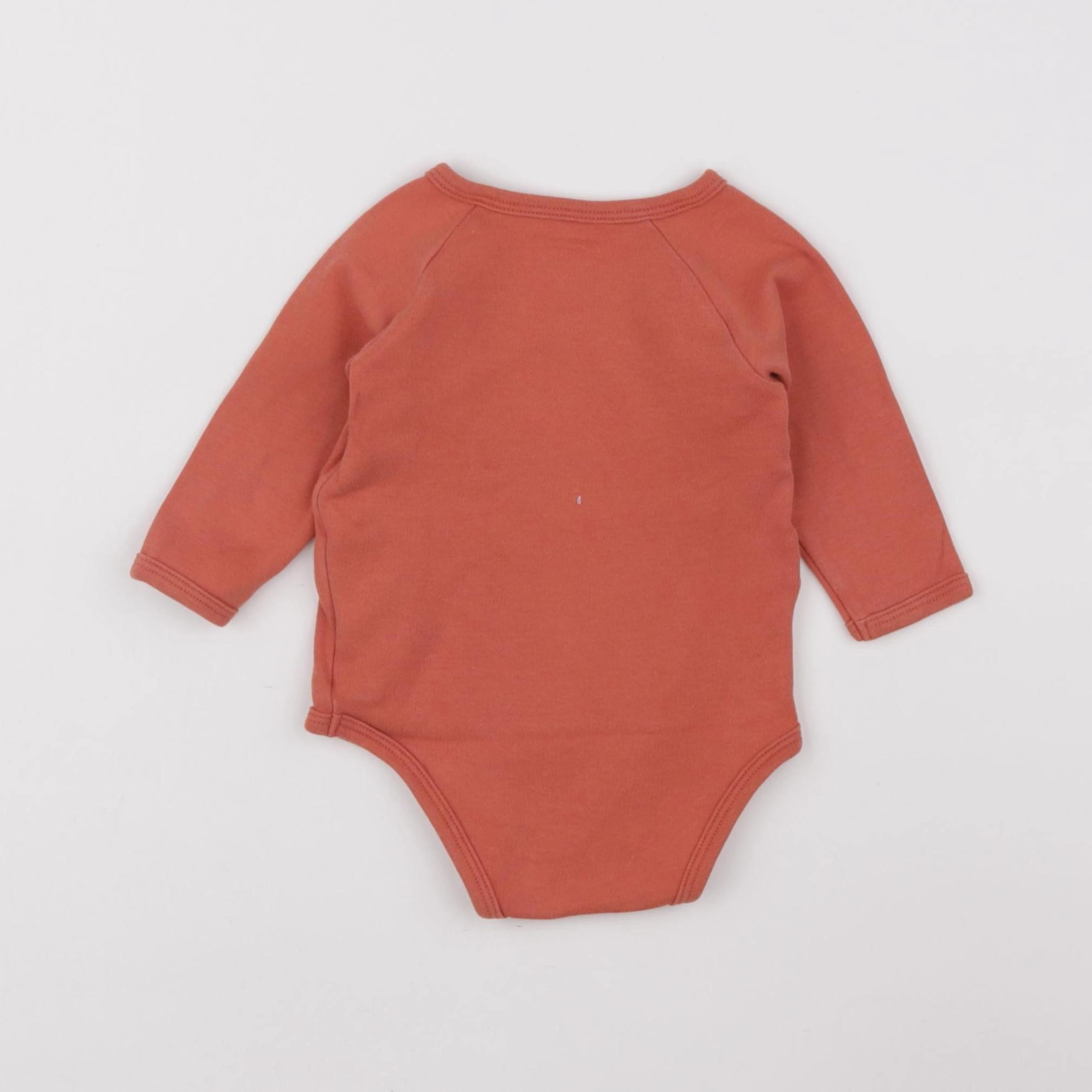 Vertbaudet - body orange - 9 mois
