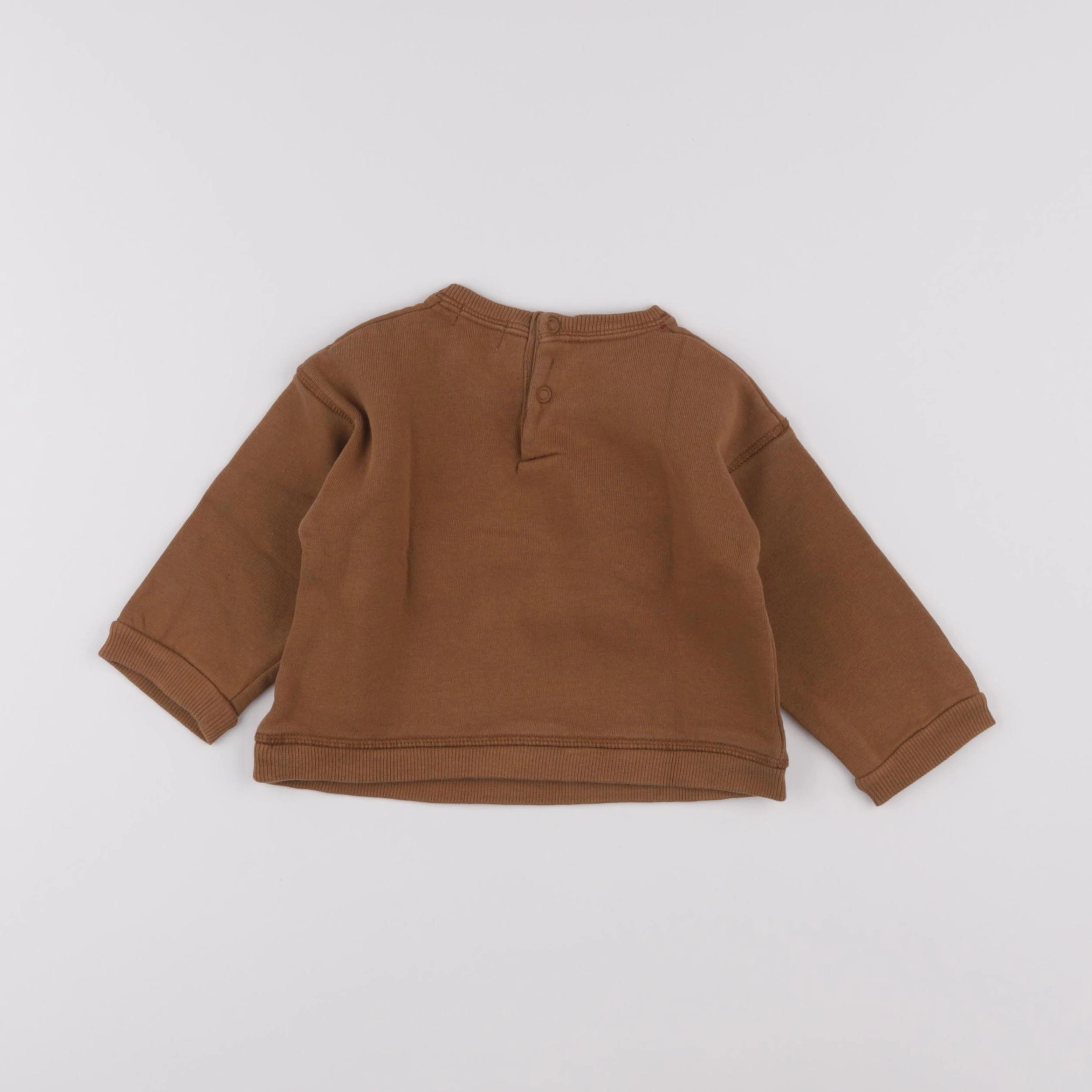 Emoi emoi - sweat marron - 12 mois