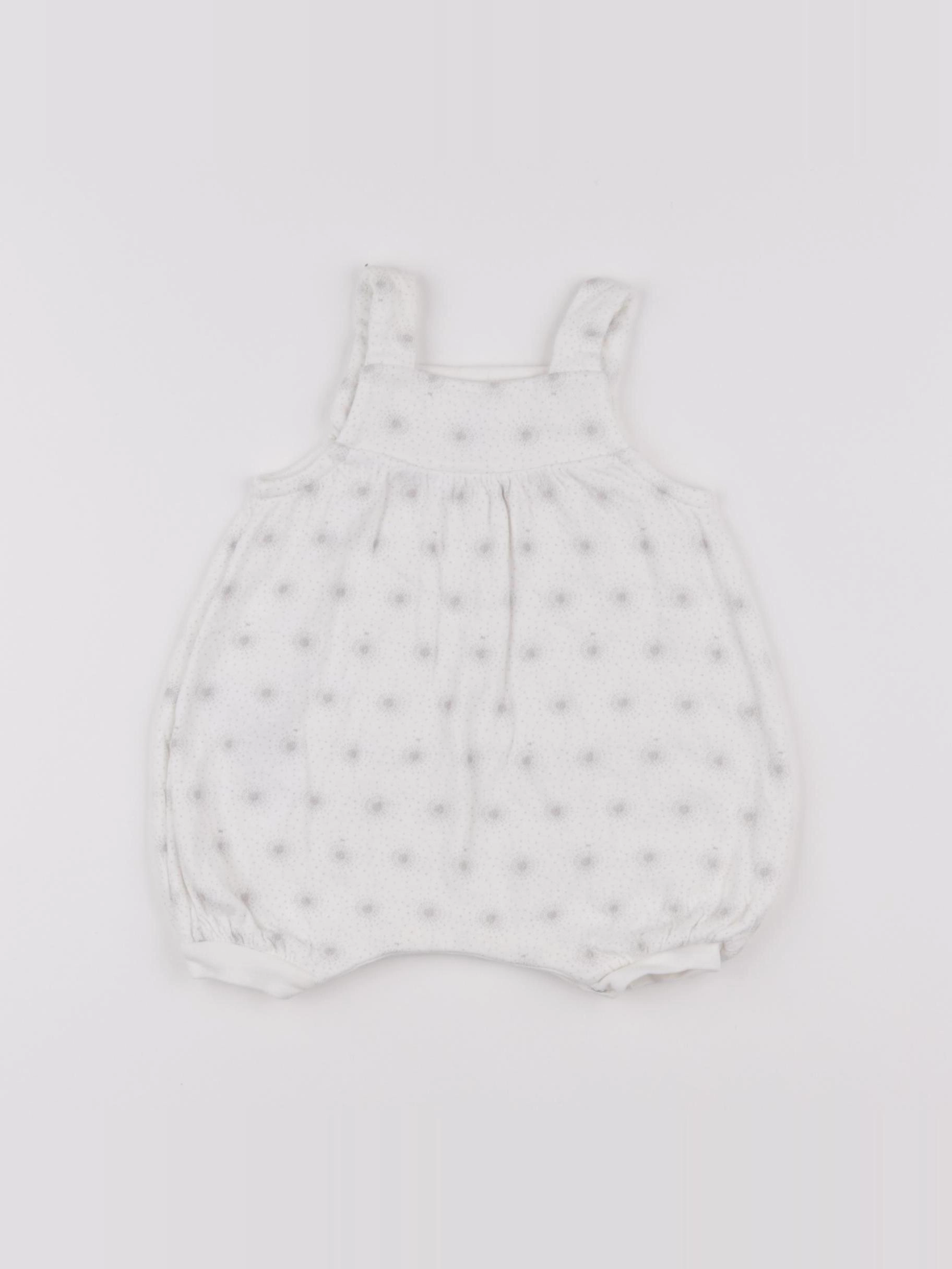 Petit Bateau - combinaison blanc - 3 mois
