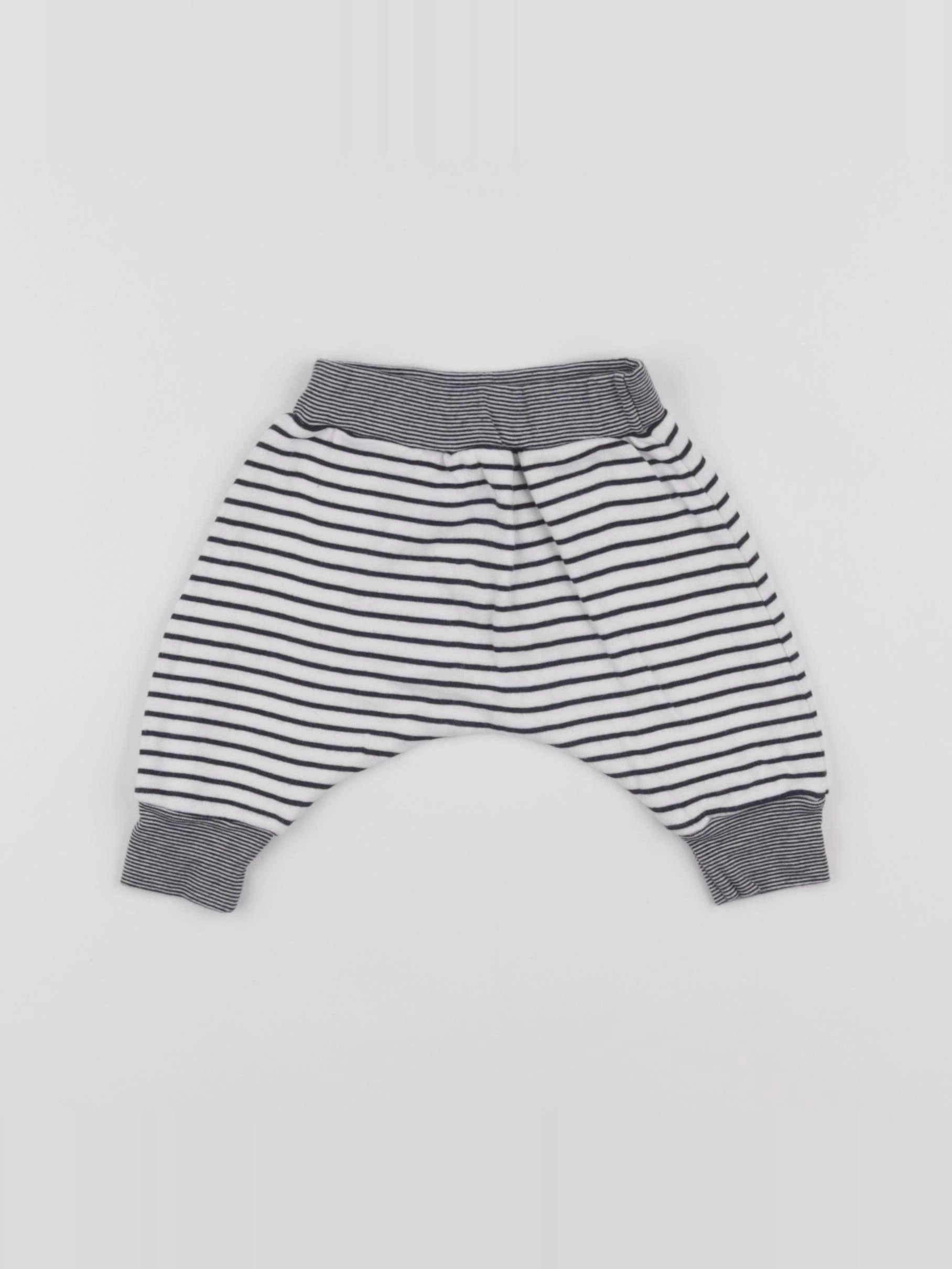 Petit Bateau - sarouel blanc - 1 mois