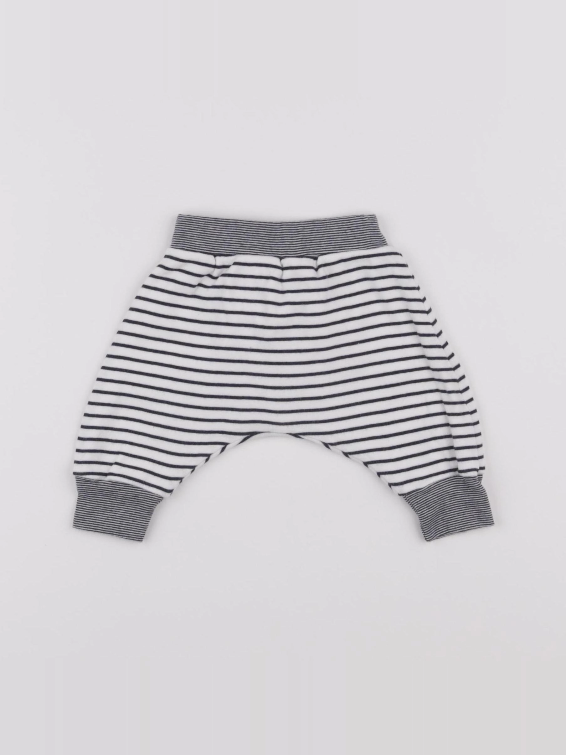 Petit Bateau - sarouel blanc - 1 mois