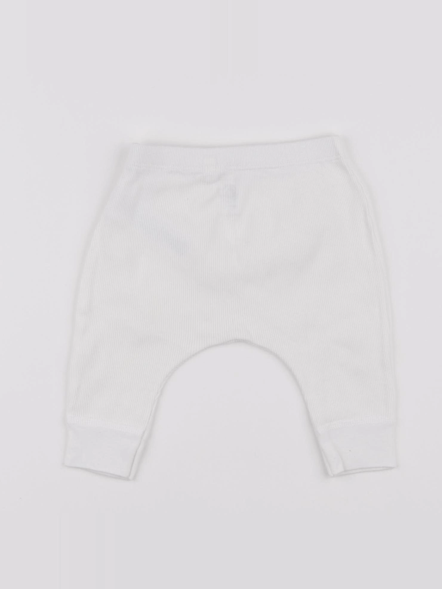 Petit Bateau - legging blanc - 3 mois