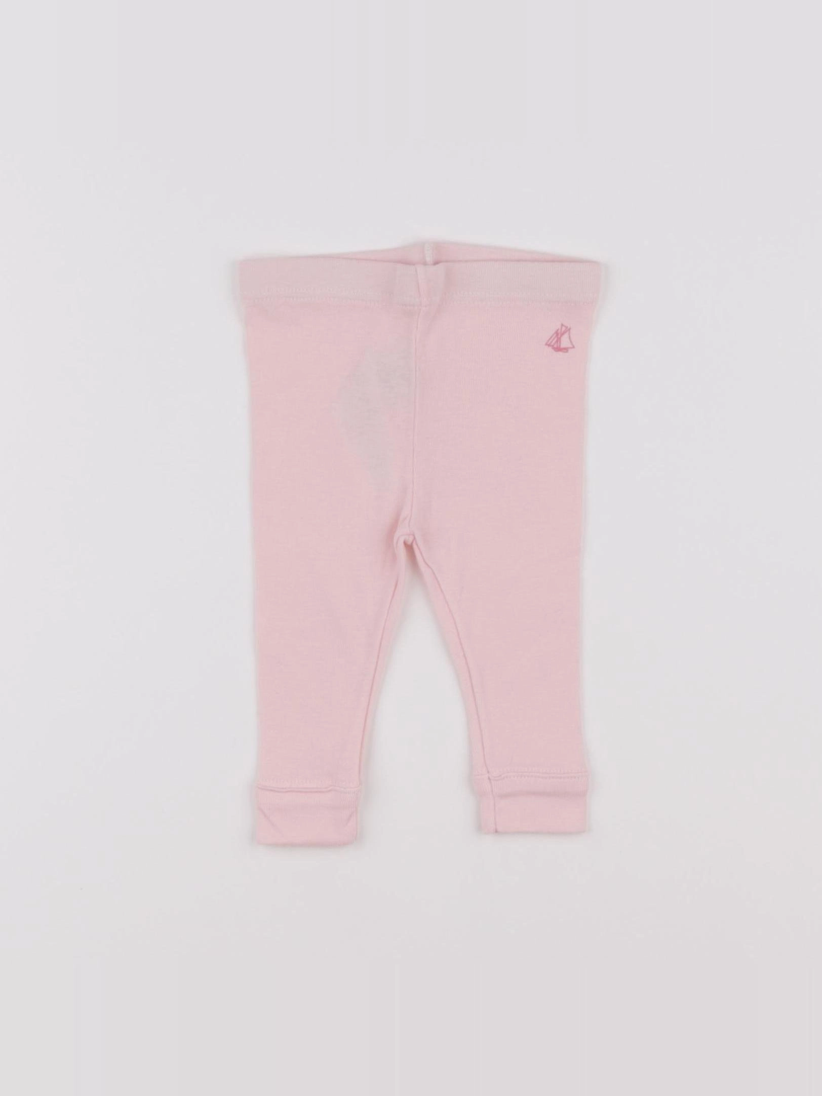 Petit Bateau - legging rose - 3 mois