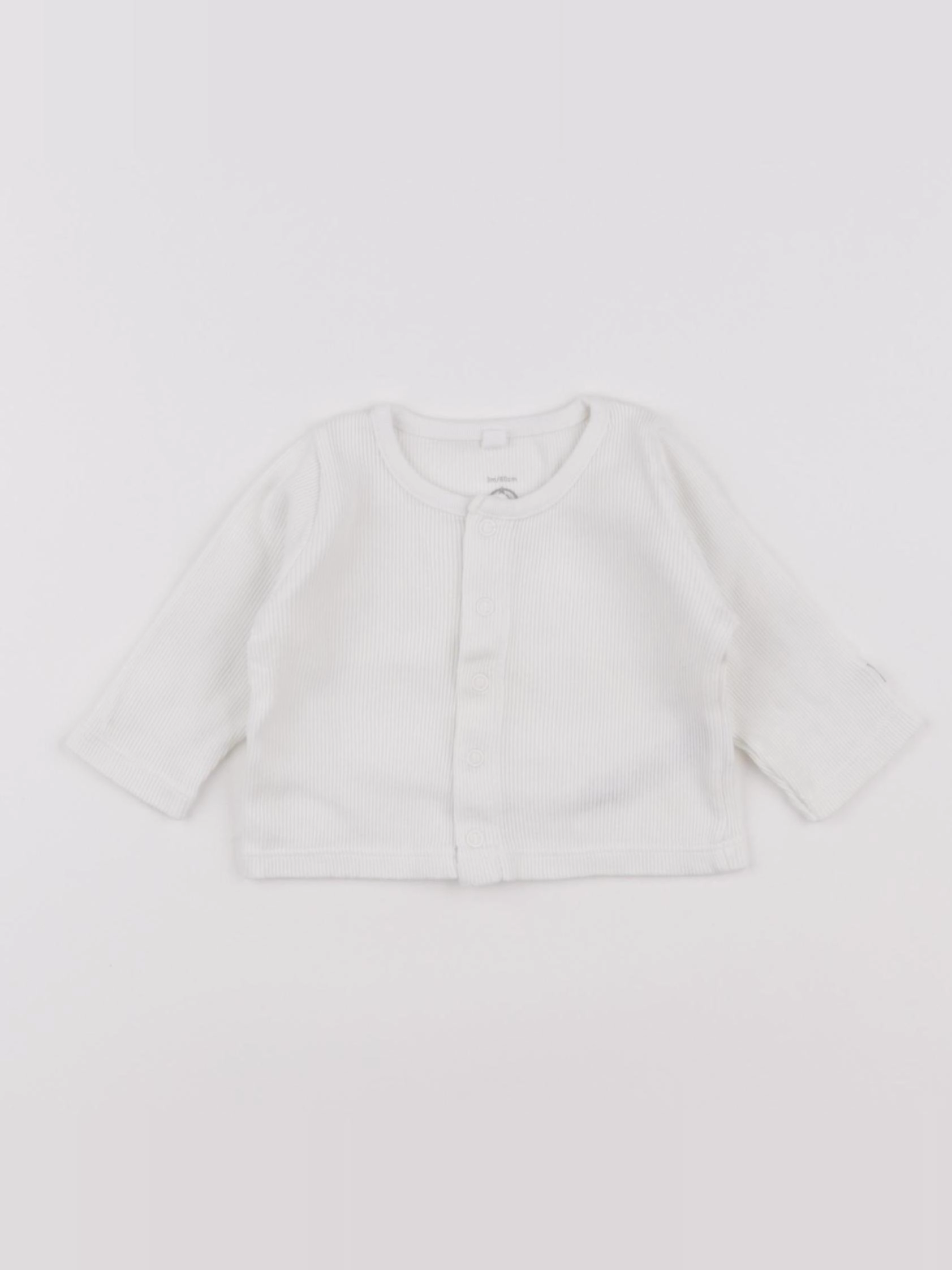 Petit Bateau - tee-shirt blanc - 3 mois
