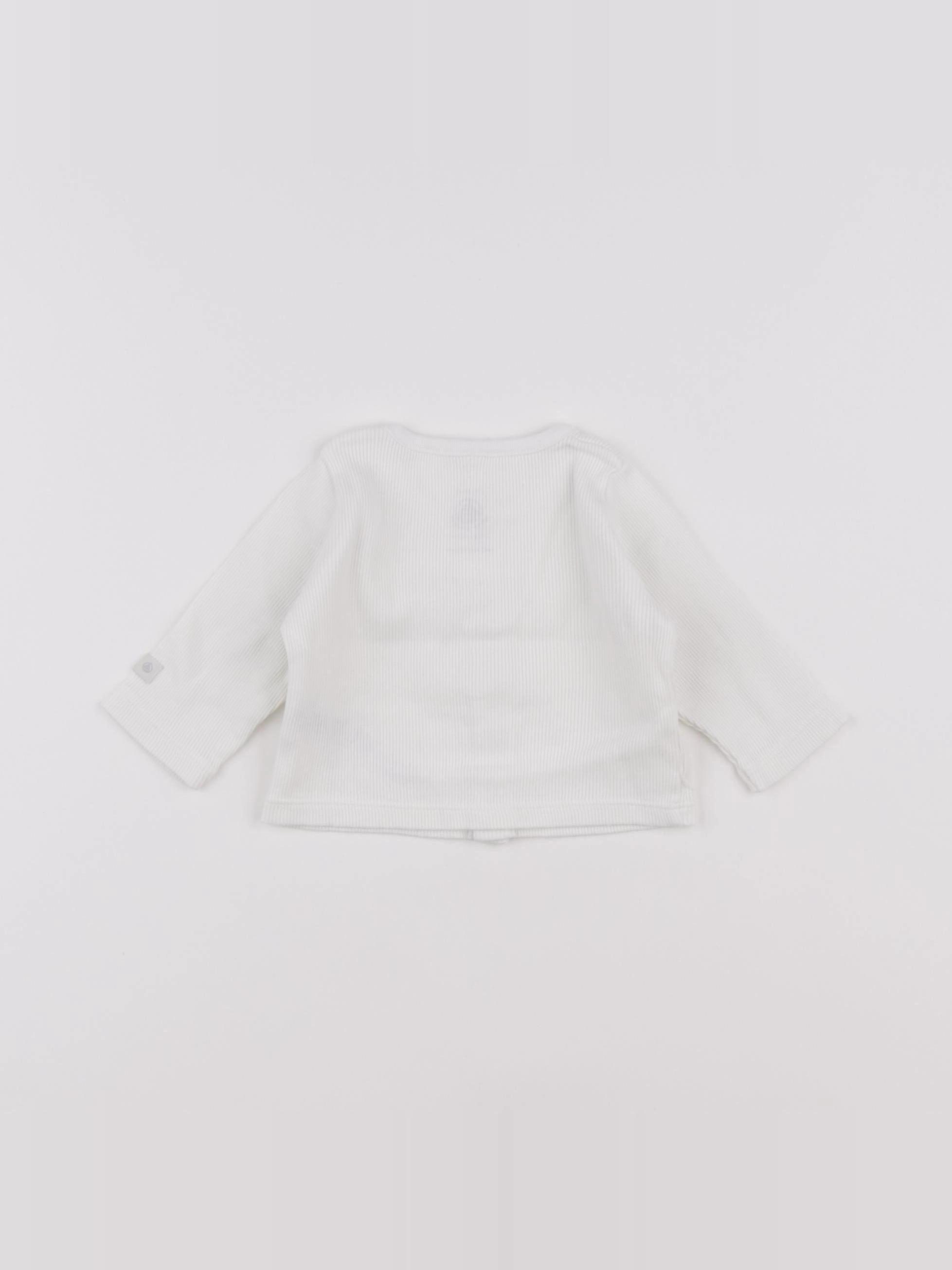 Petit Bateau - tee-shirt blanc - 3 mois