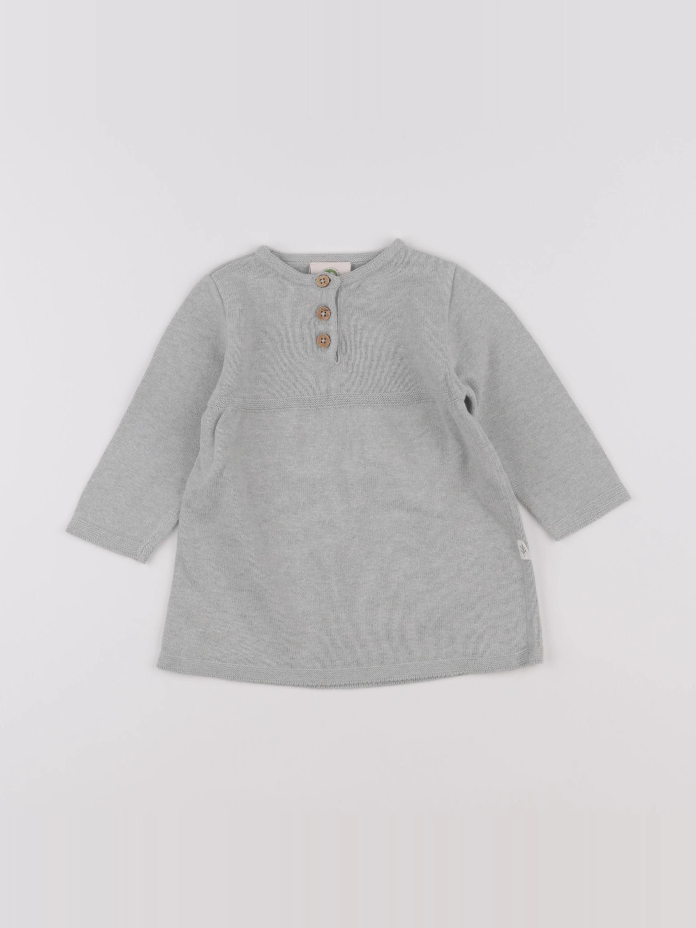 Lassig - robe bleu - 6/12 mois