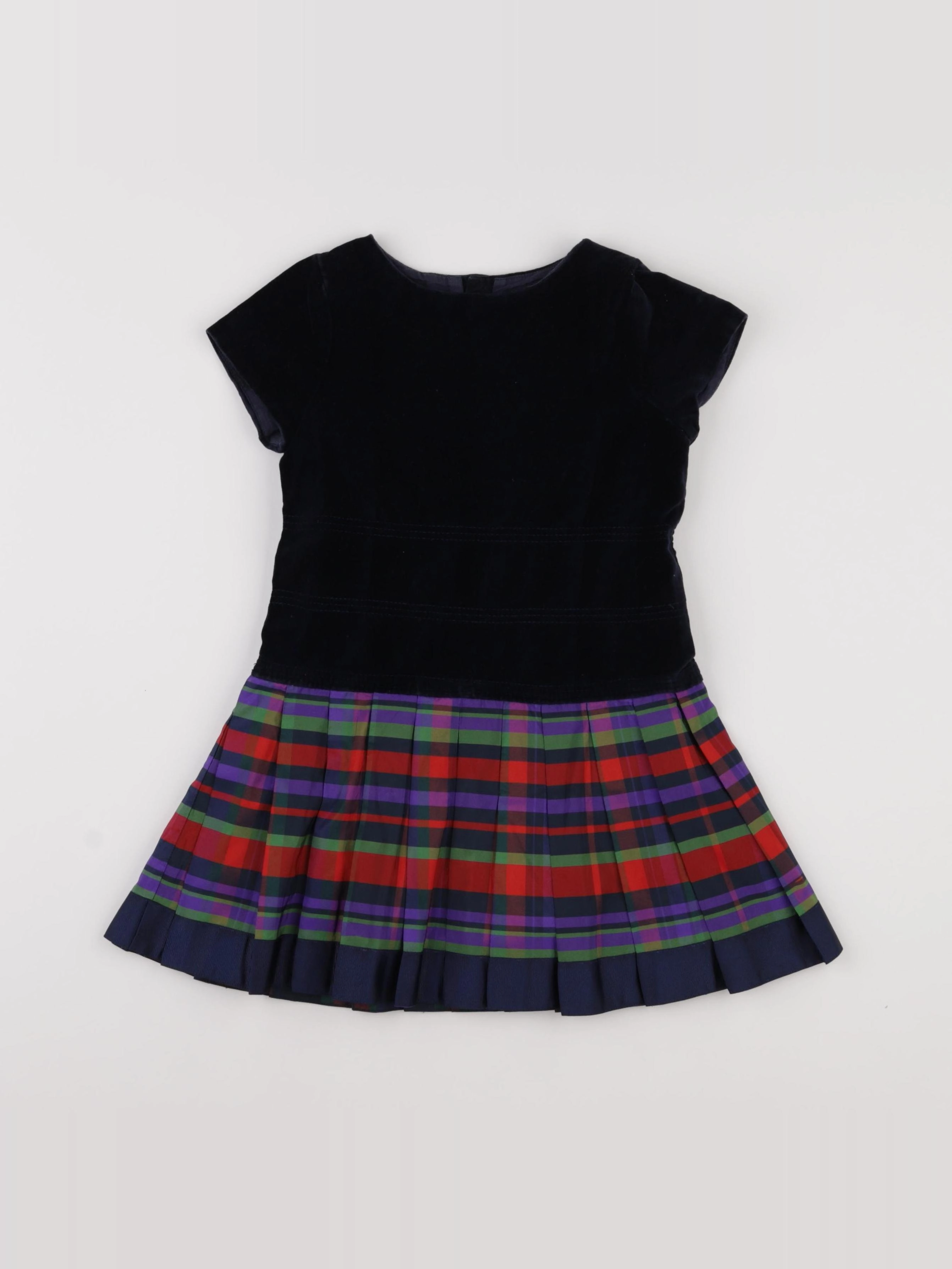 Jacadi - robe bleu, multicolore - 4 ans
