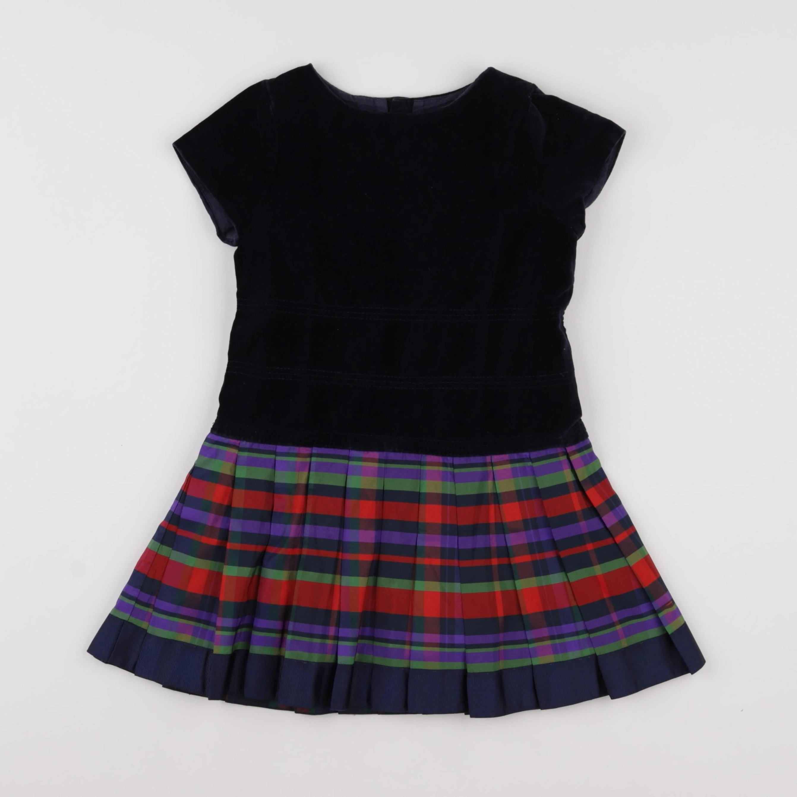 Jacadi - robe bleu, multicolore - 4 ans
