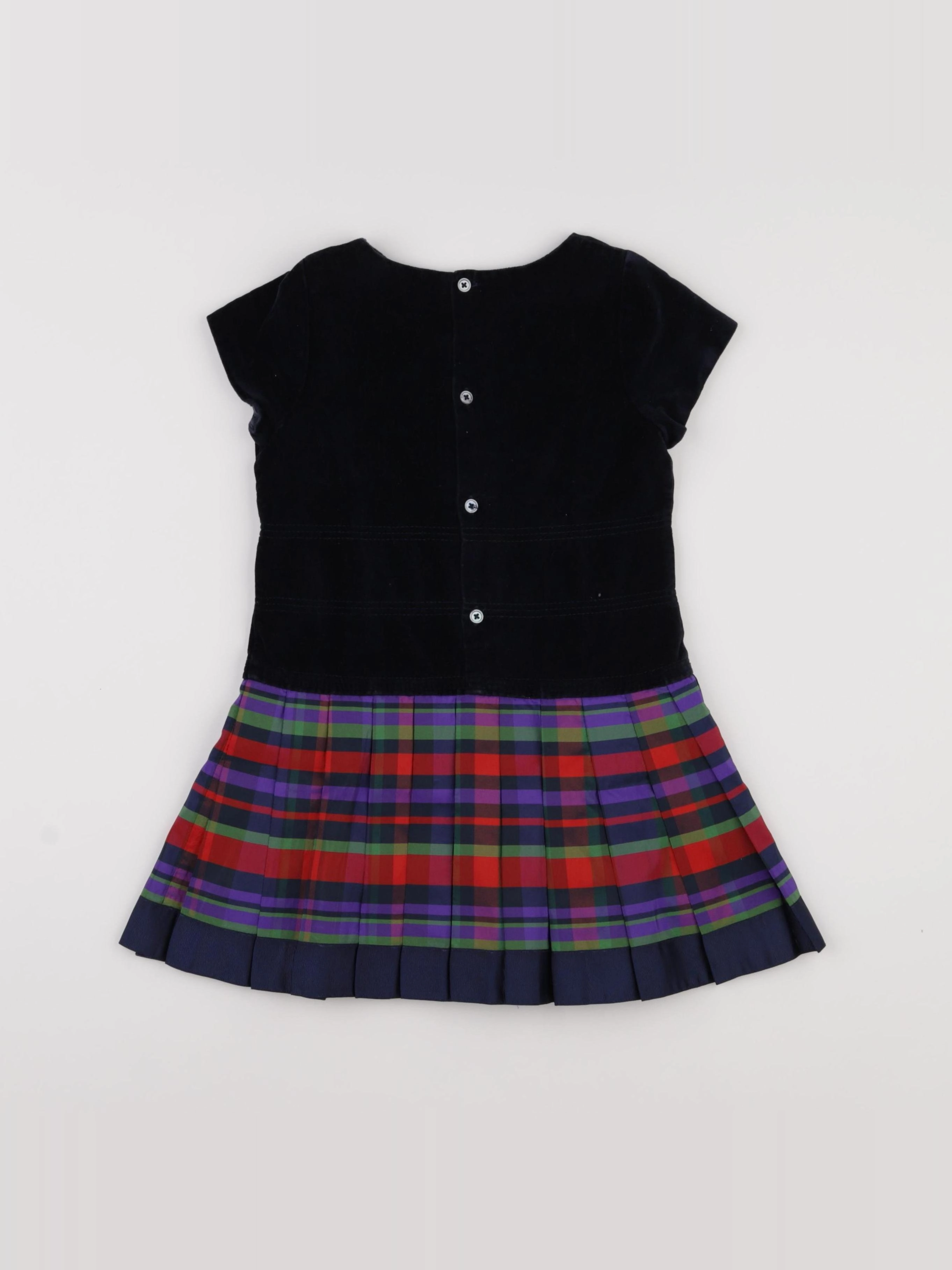 Jacadi - robe bleu, multicolore - 4 ans