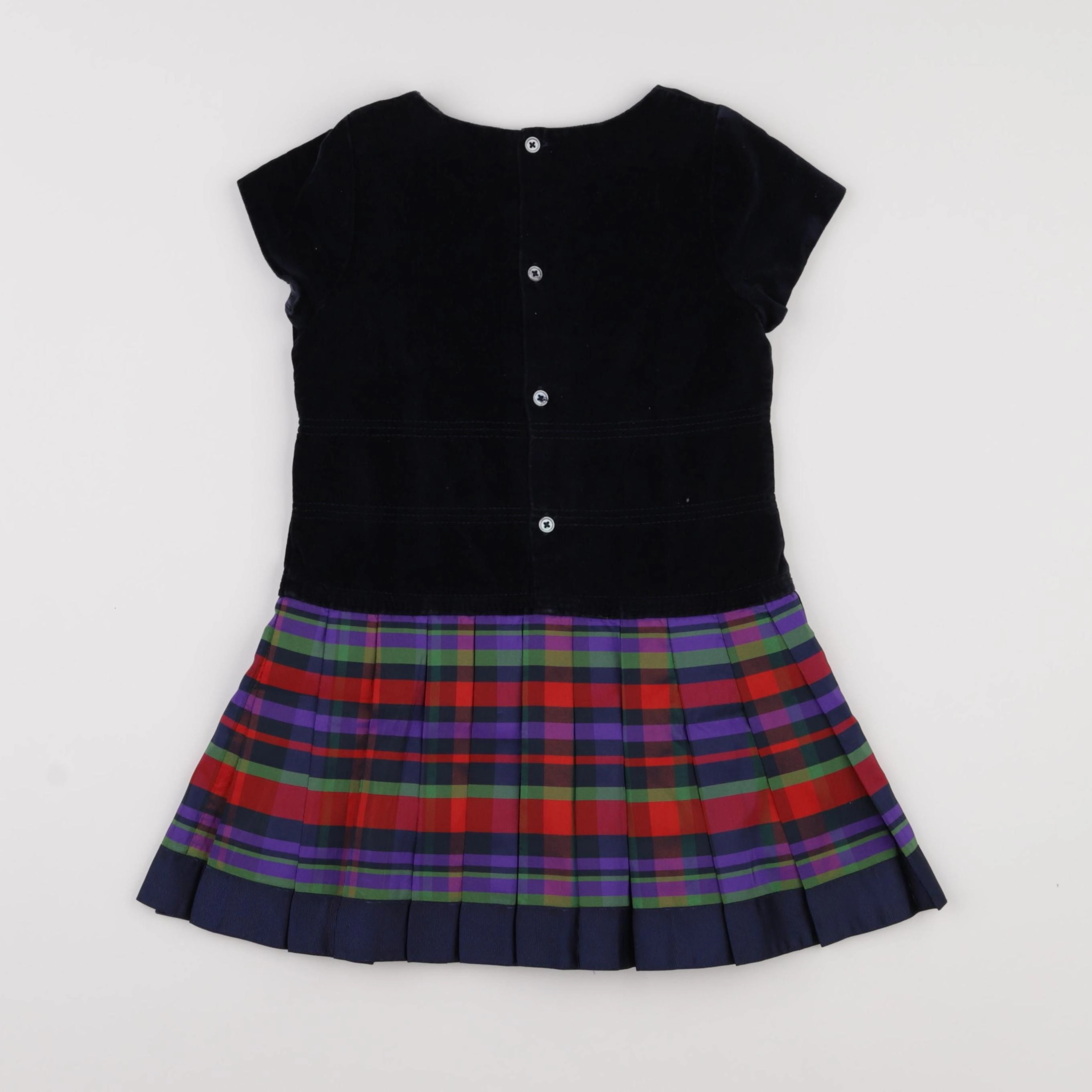 Jacadi - robe bleu, multicolore - 4 ans