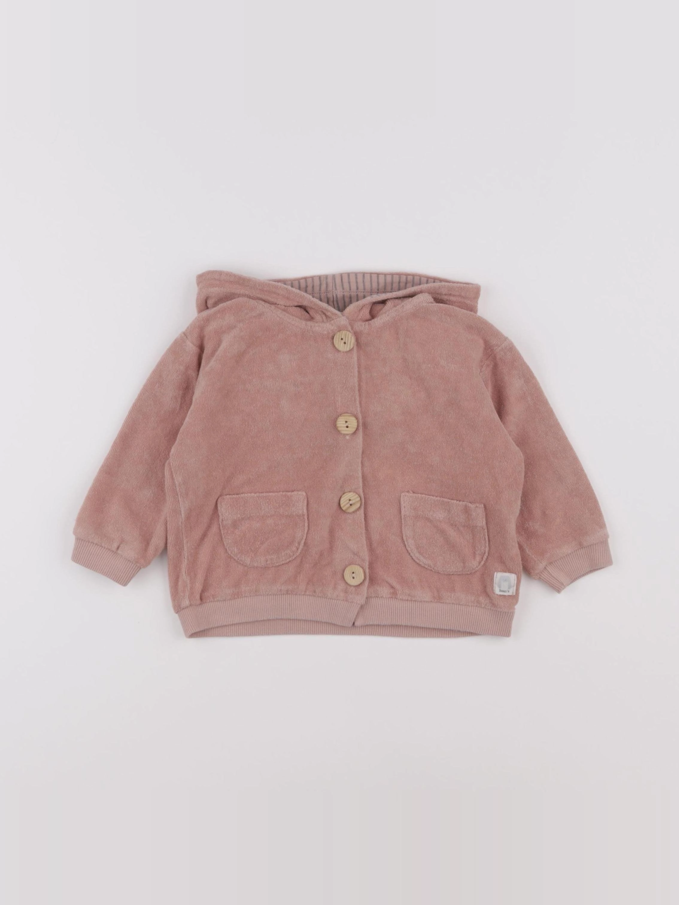Bean's barcelona - sweat rose - 9/12 mois