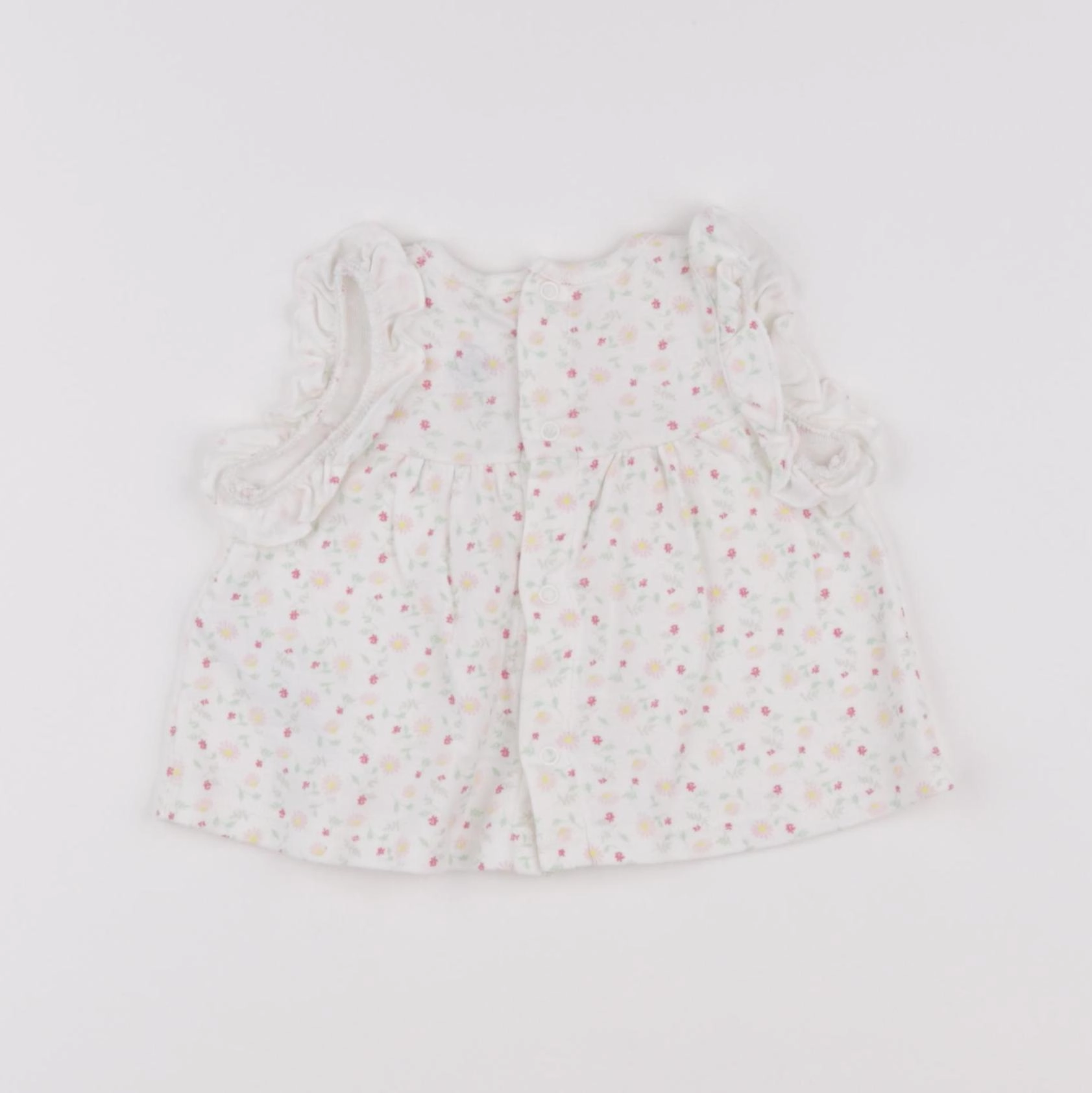 Petit Bateau - tee-shirt blanc - 3 mois