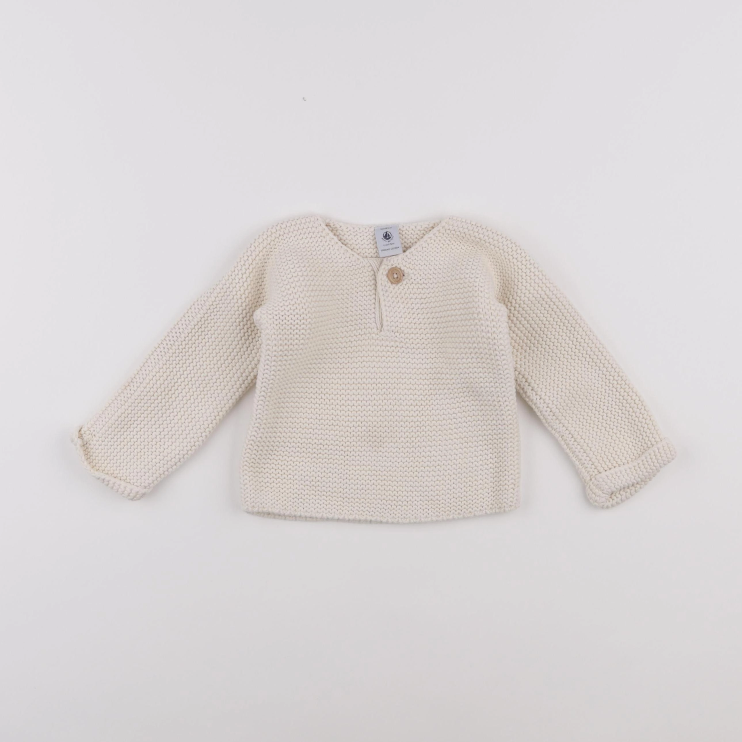 Petit Bateau - pull beige - 18 mois
