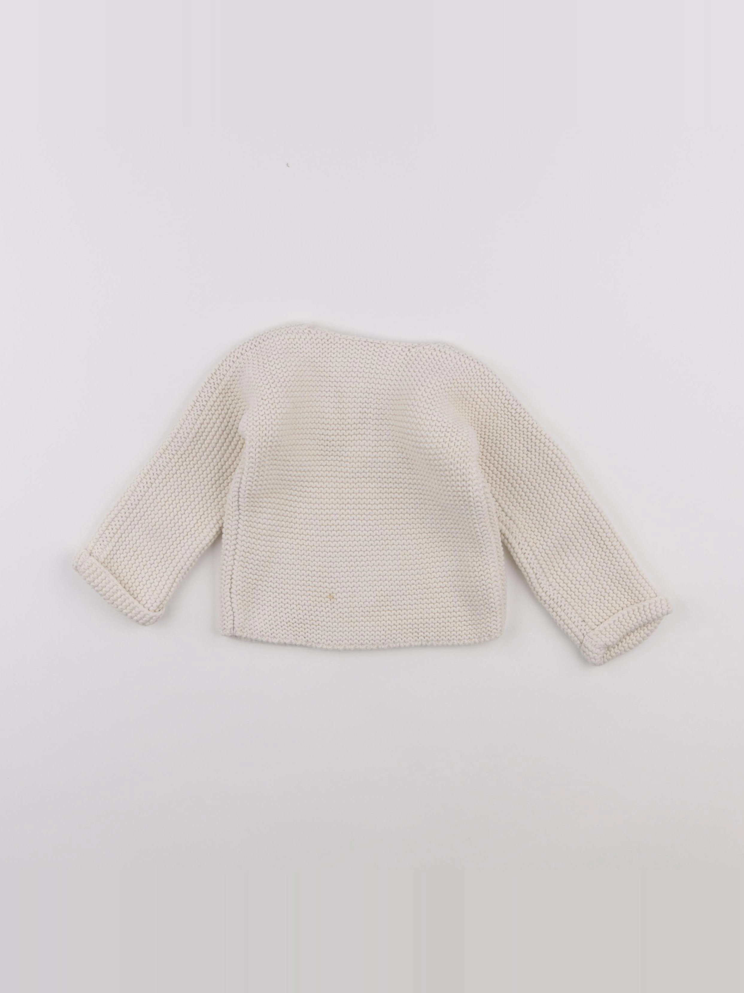 Petit Bateau - pull beige - 18 mois