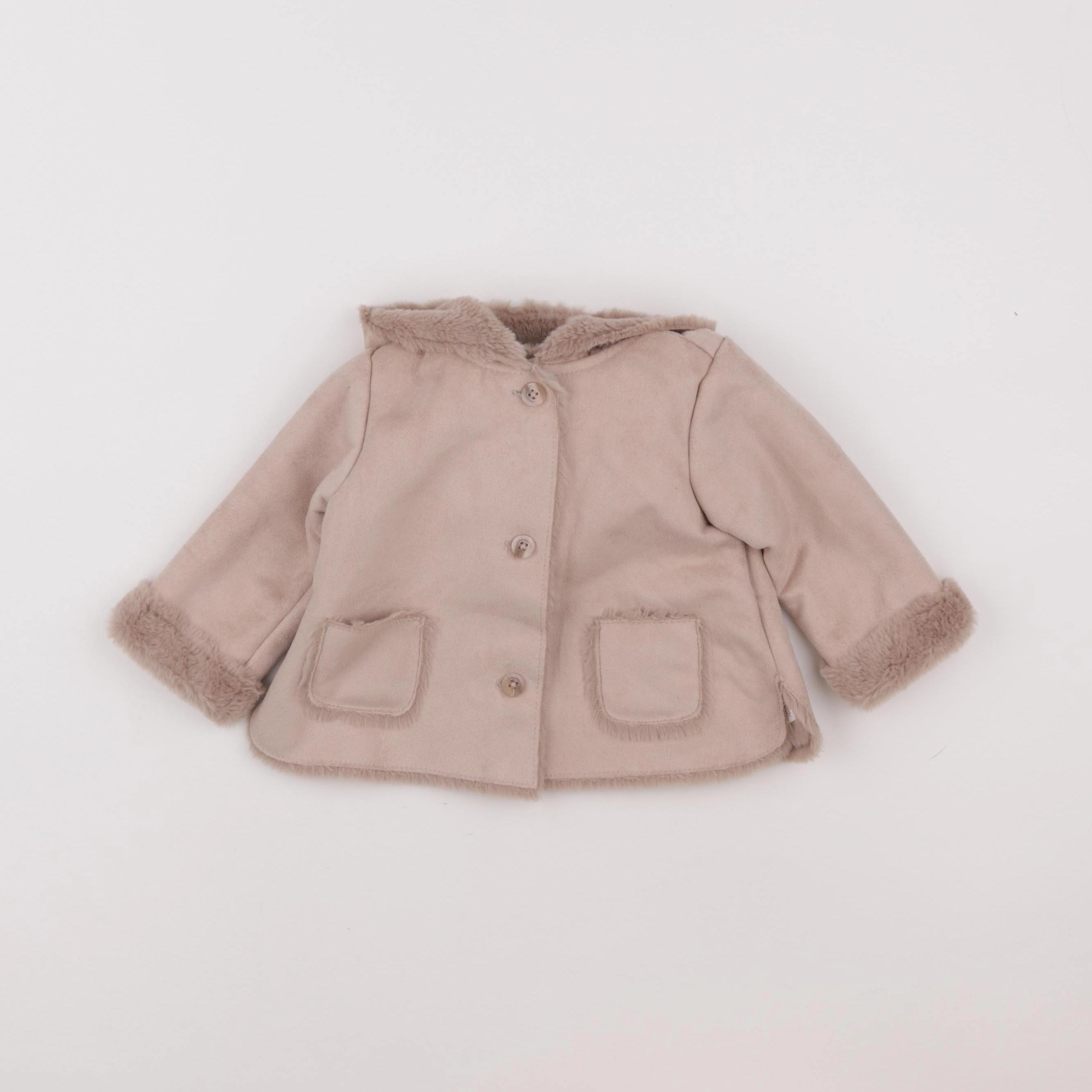 Zara - veste rose - 3/6 mois