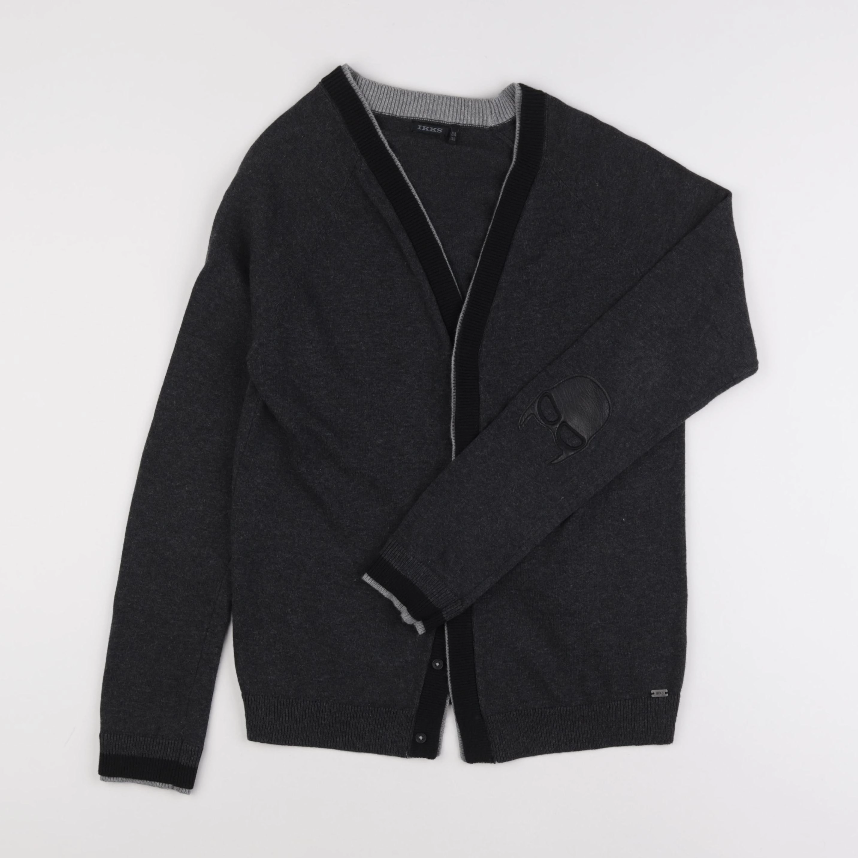 IKKS - gilet gris - 12 ans