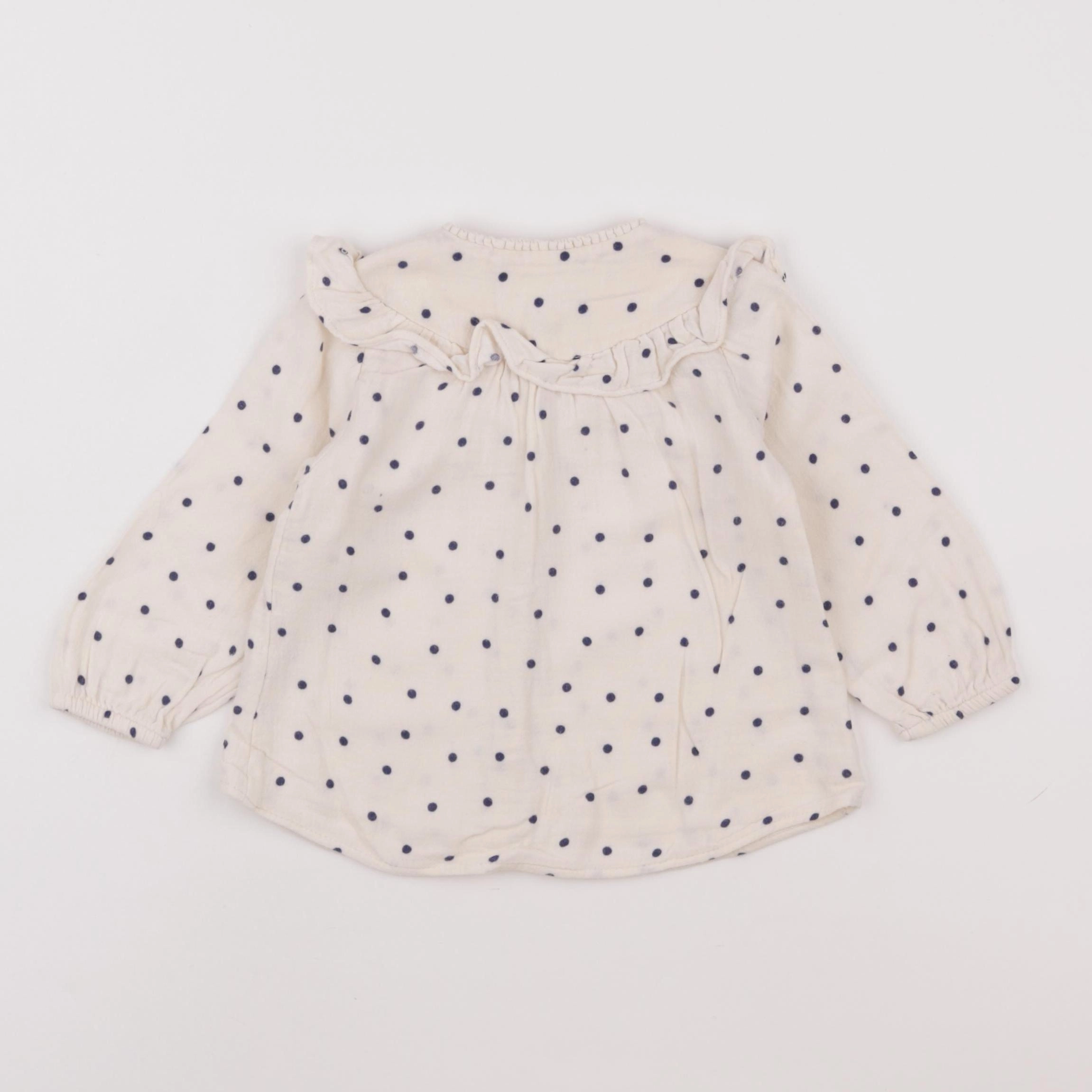 Zara - blouse beige - 12/18 mois