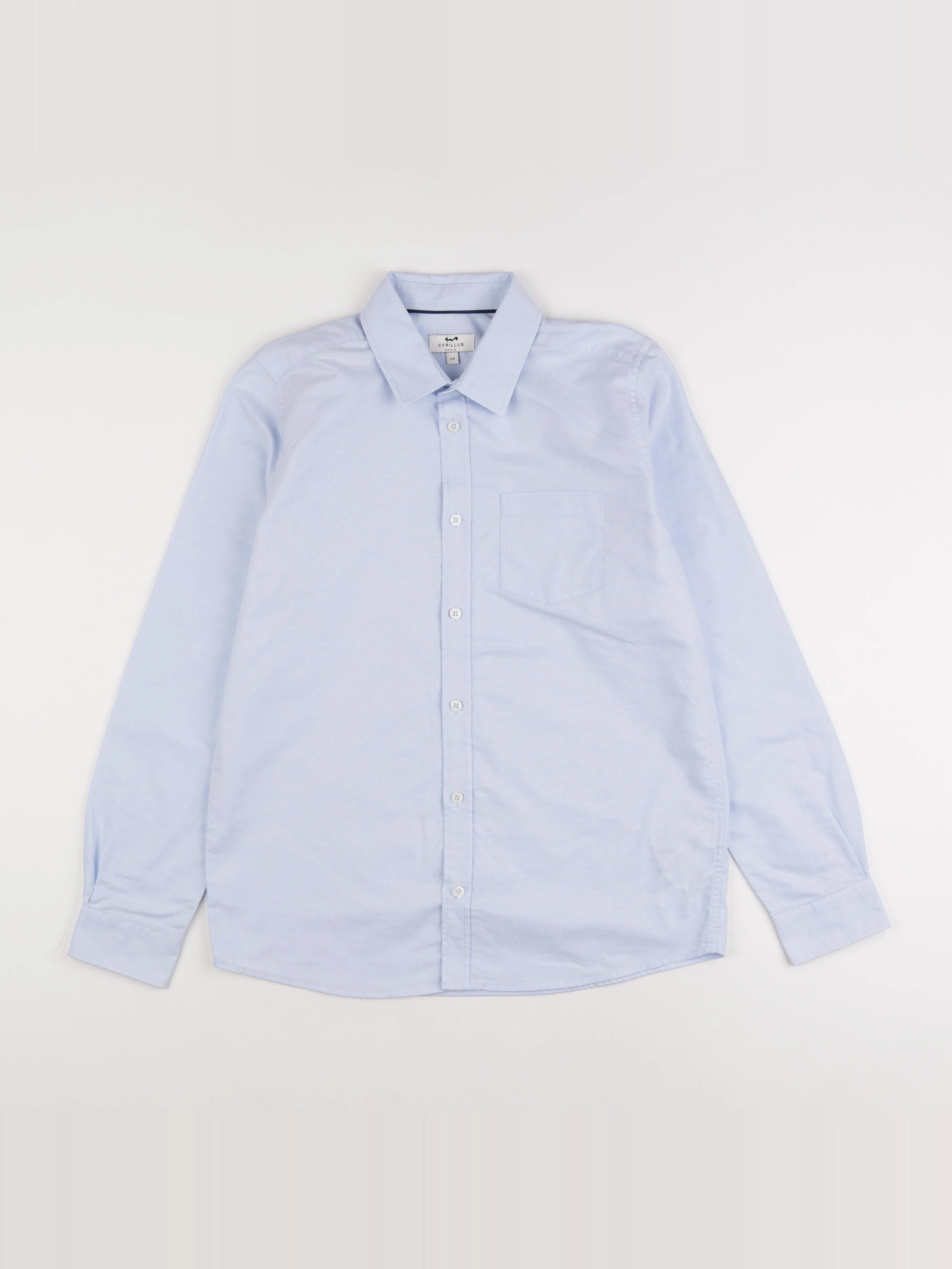 Cyrillus - chemise bleu - 14 ans