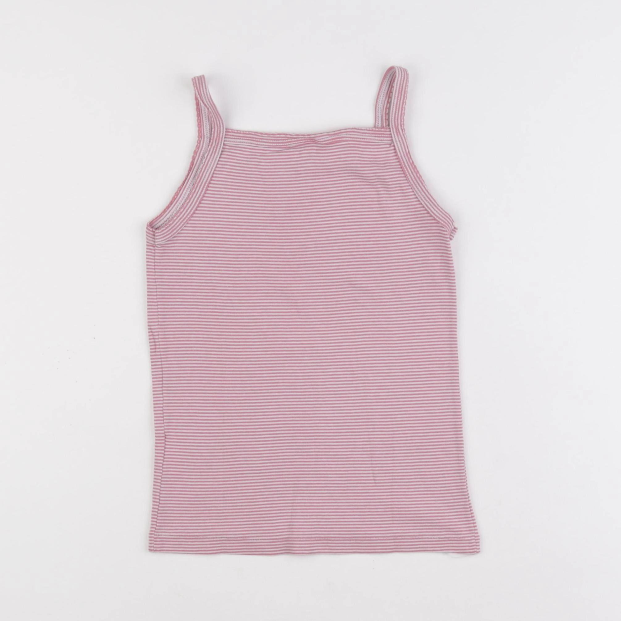 Petit Bateau - maillot de corps rose - 8 ans