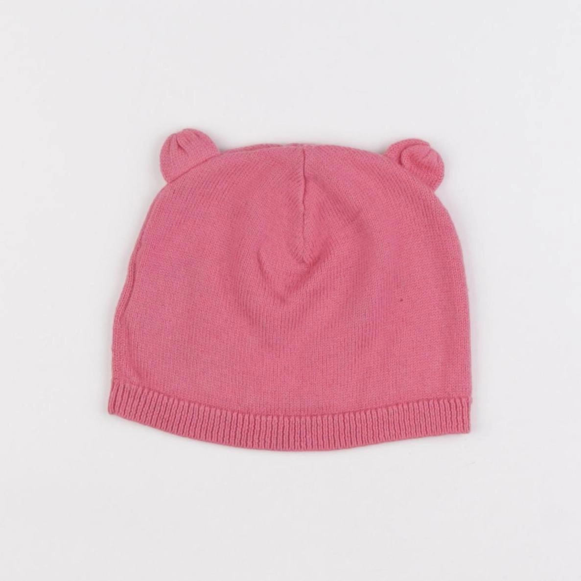 Petit Bateau - bonnet rose - 18/24 mois