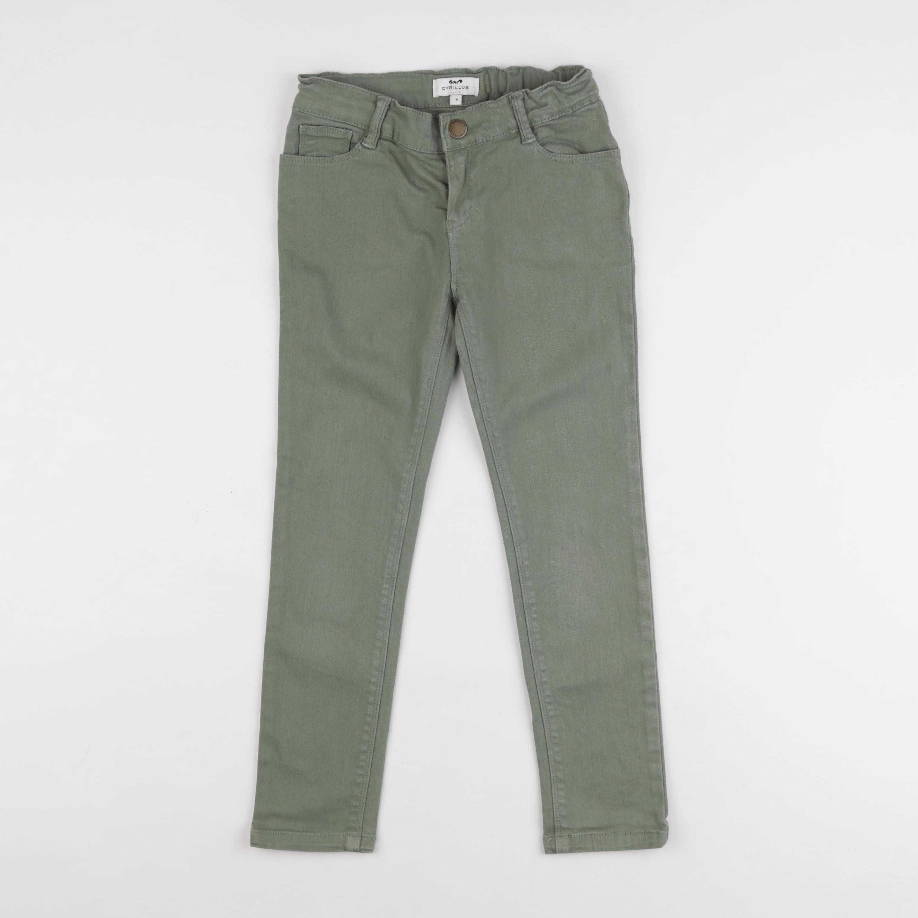 Cyrillus - pantalon vert - 8 ans