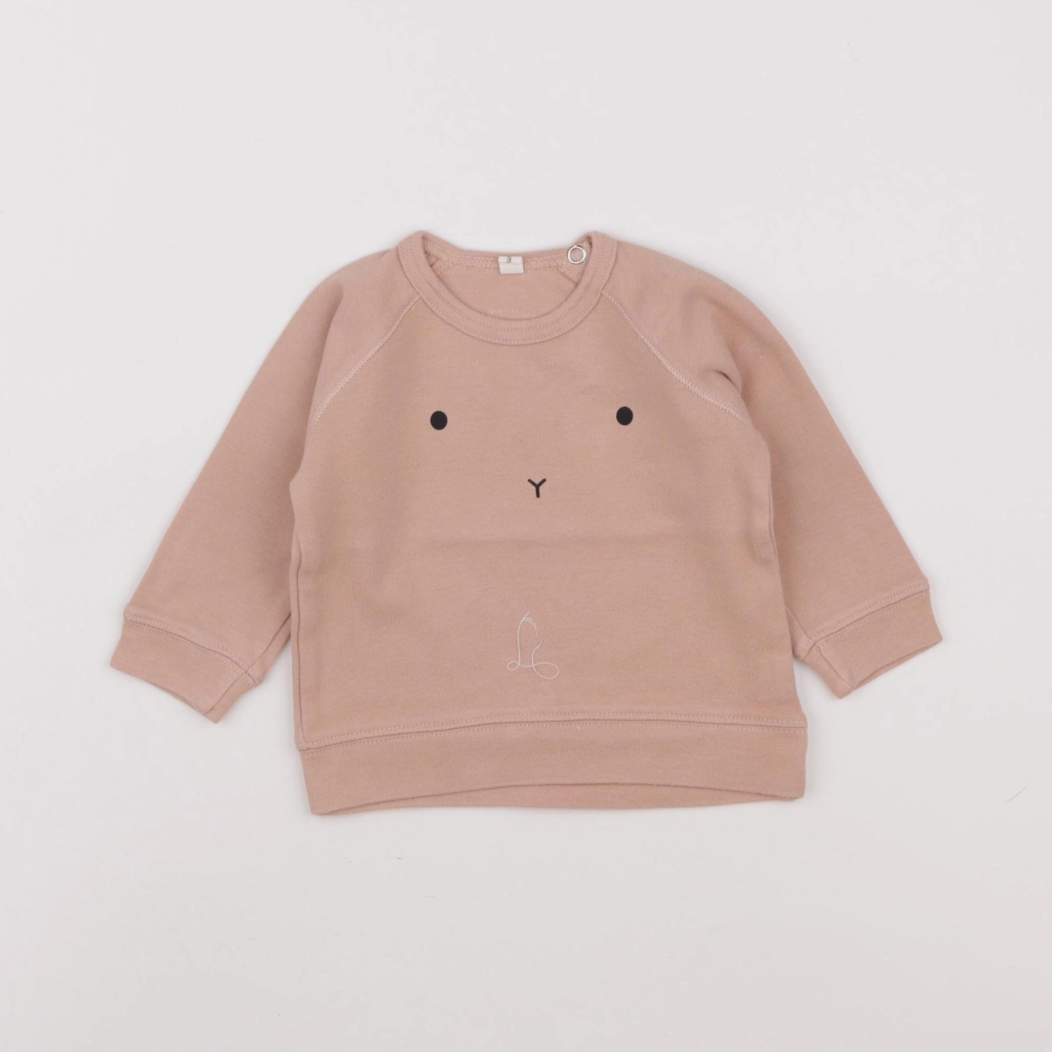 Organic Zoo - sweat rose - 3/6 mois