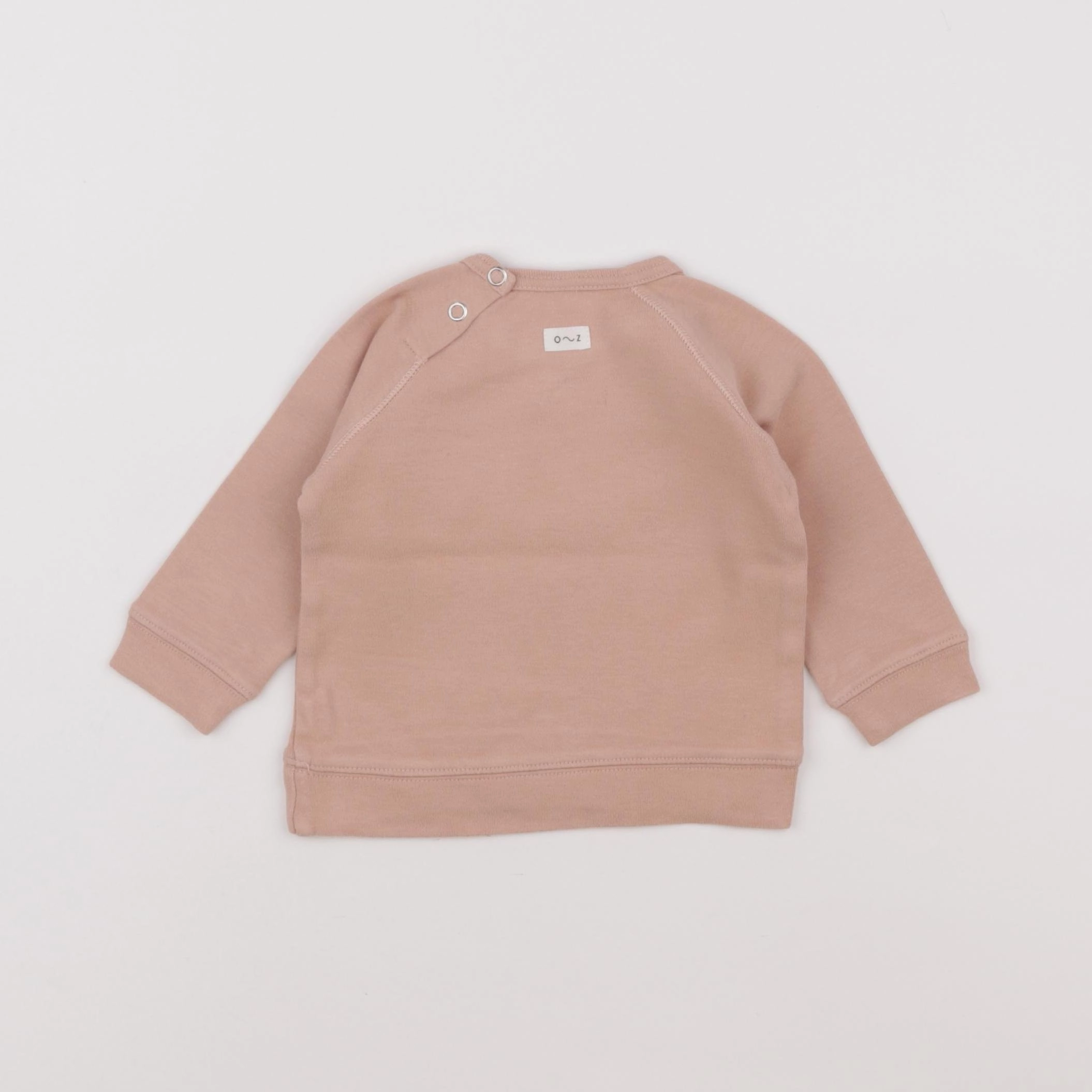 Organic Zoo - sweat rose - 3/6 mois