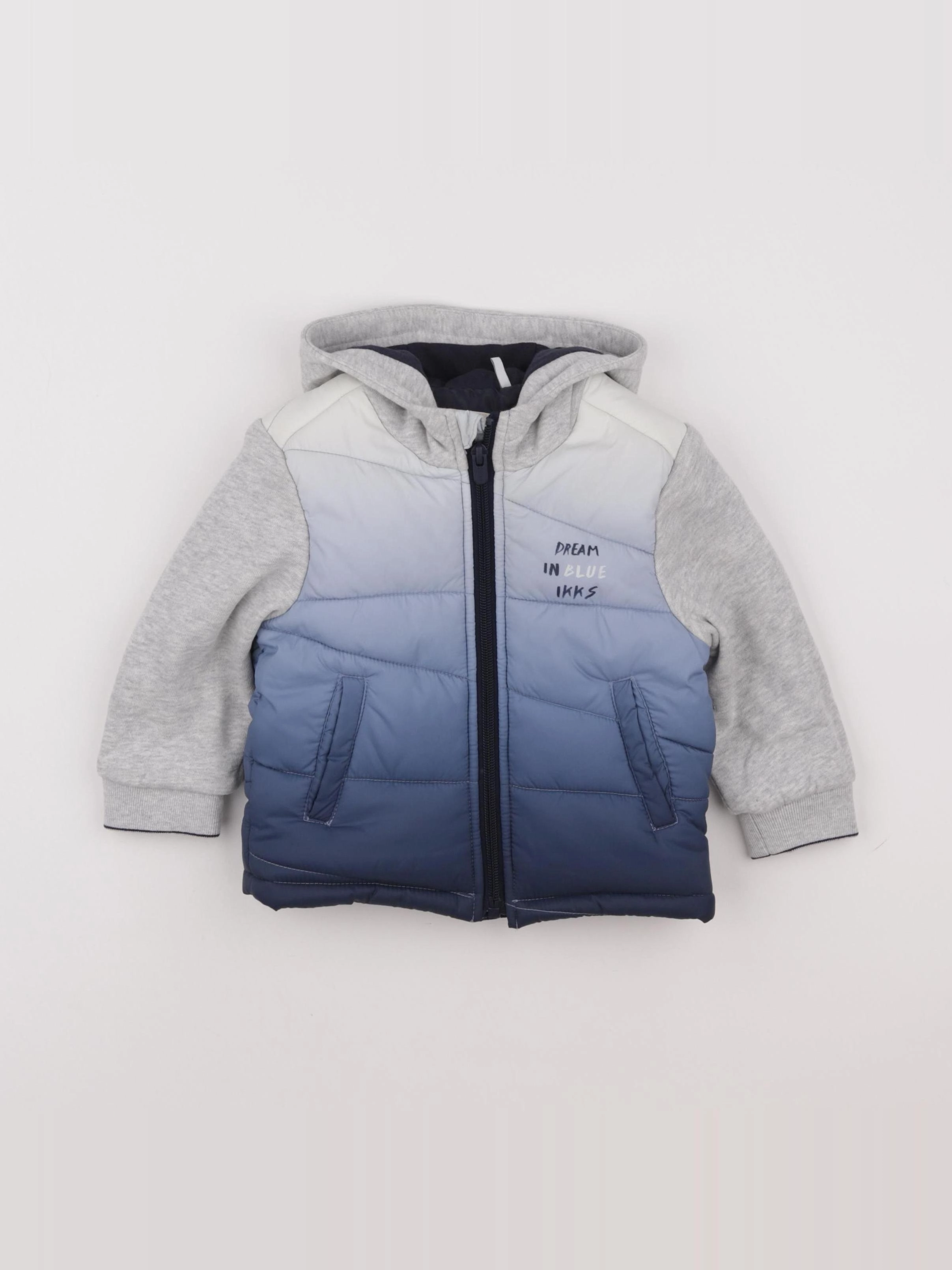 IKKS - doudoune gris - 18 mois