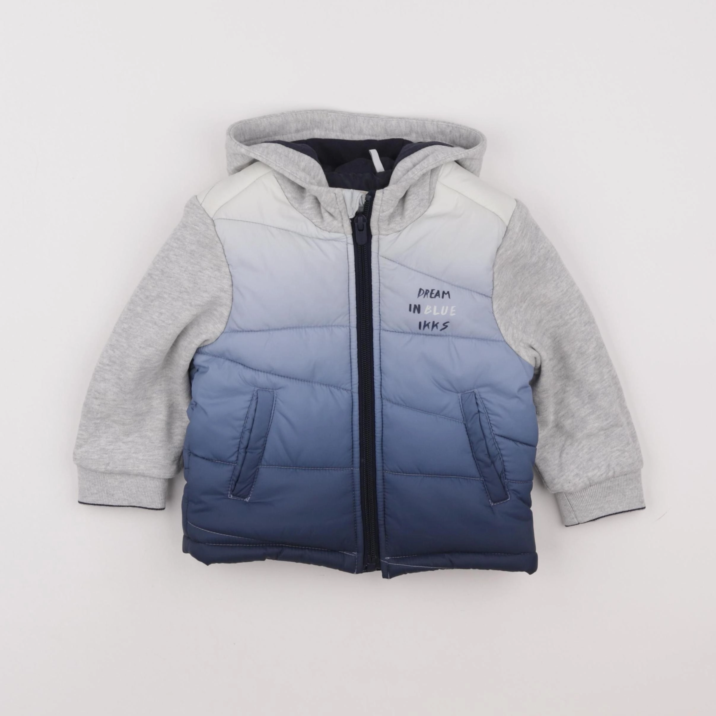IKKS - doudoune gris - 18 mois