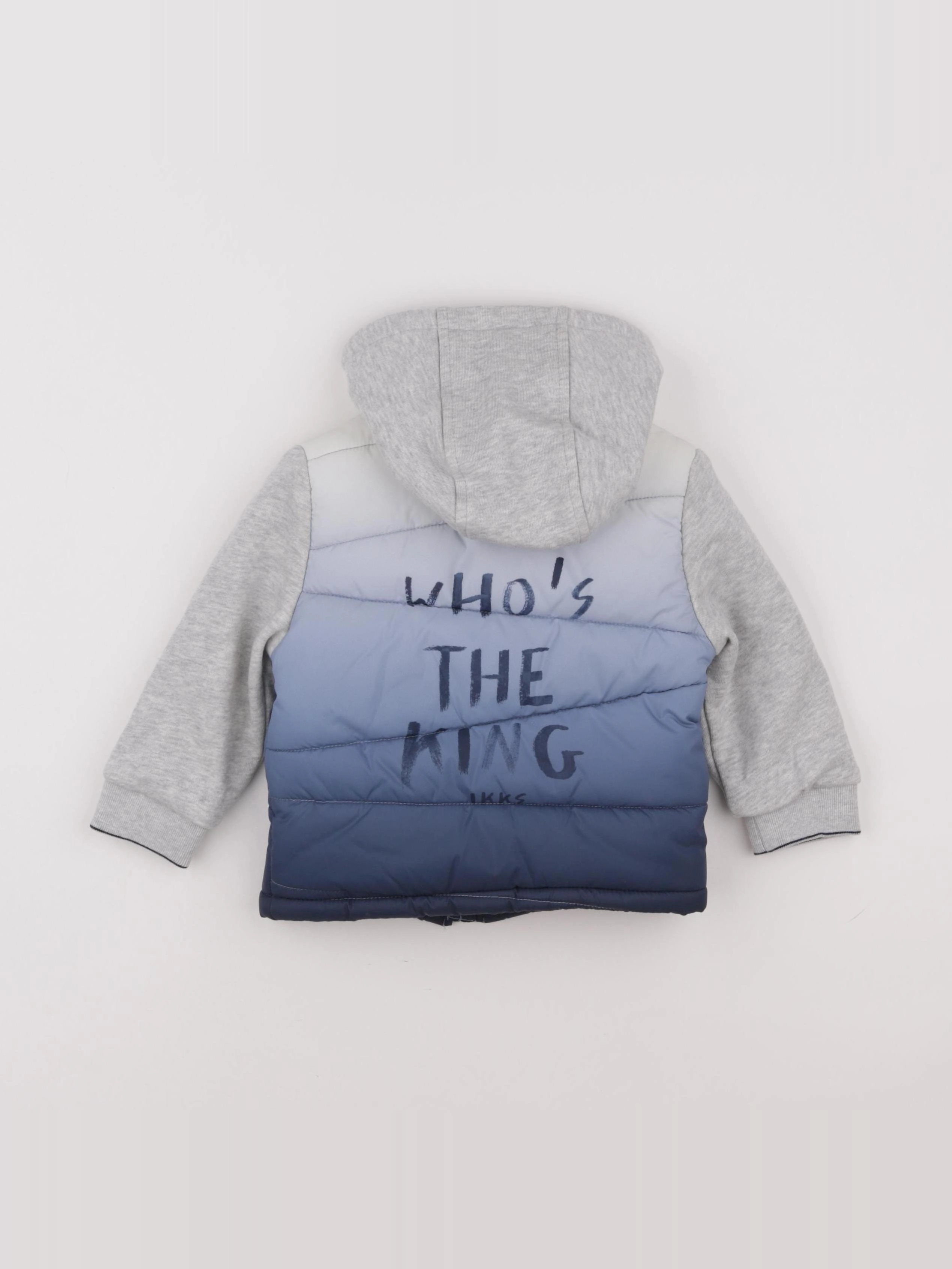 IKKS - doudoune gris - 18 mois