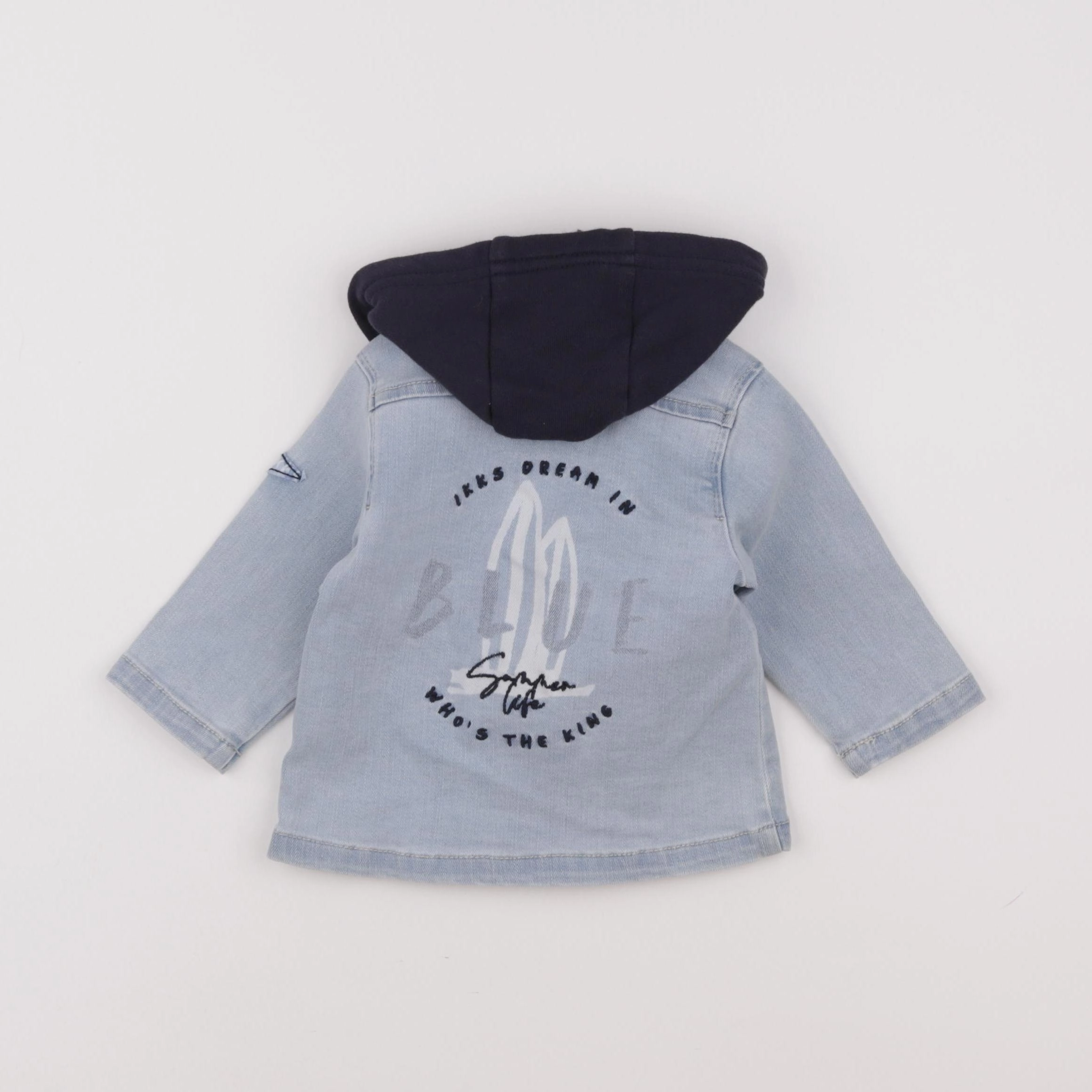 IKKS - veste bleu - 6 mois
