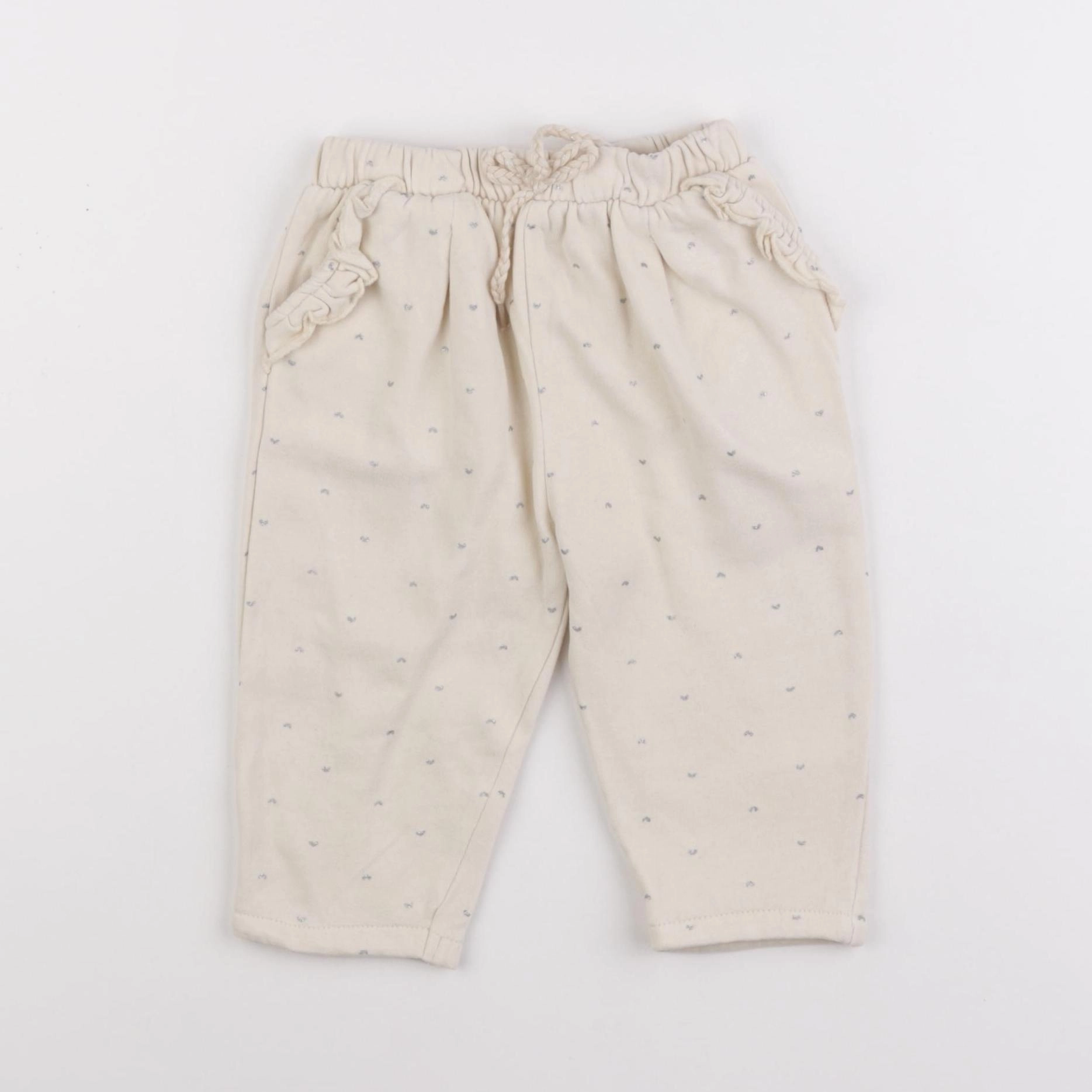 Vertbaudet - jogging beige - 12 mois