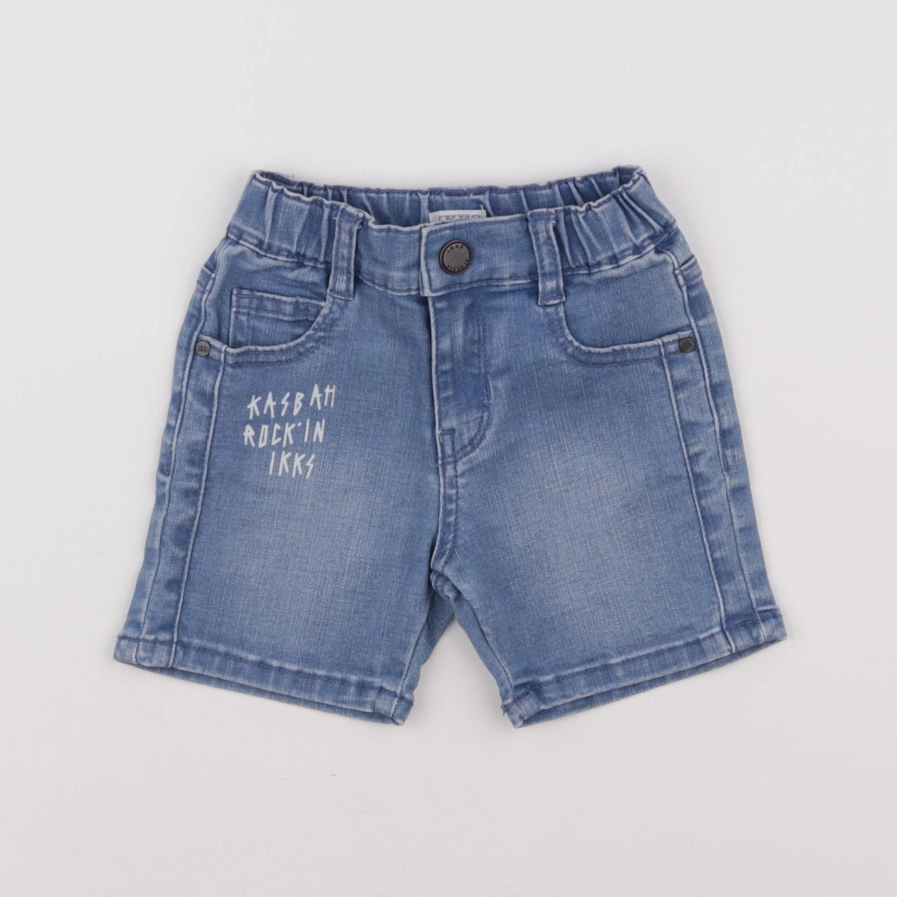 IKKS - short bleu - 2 ans