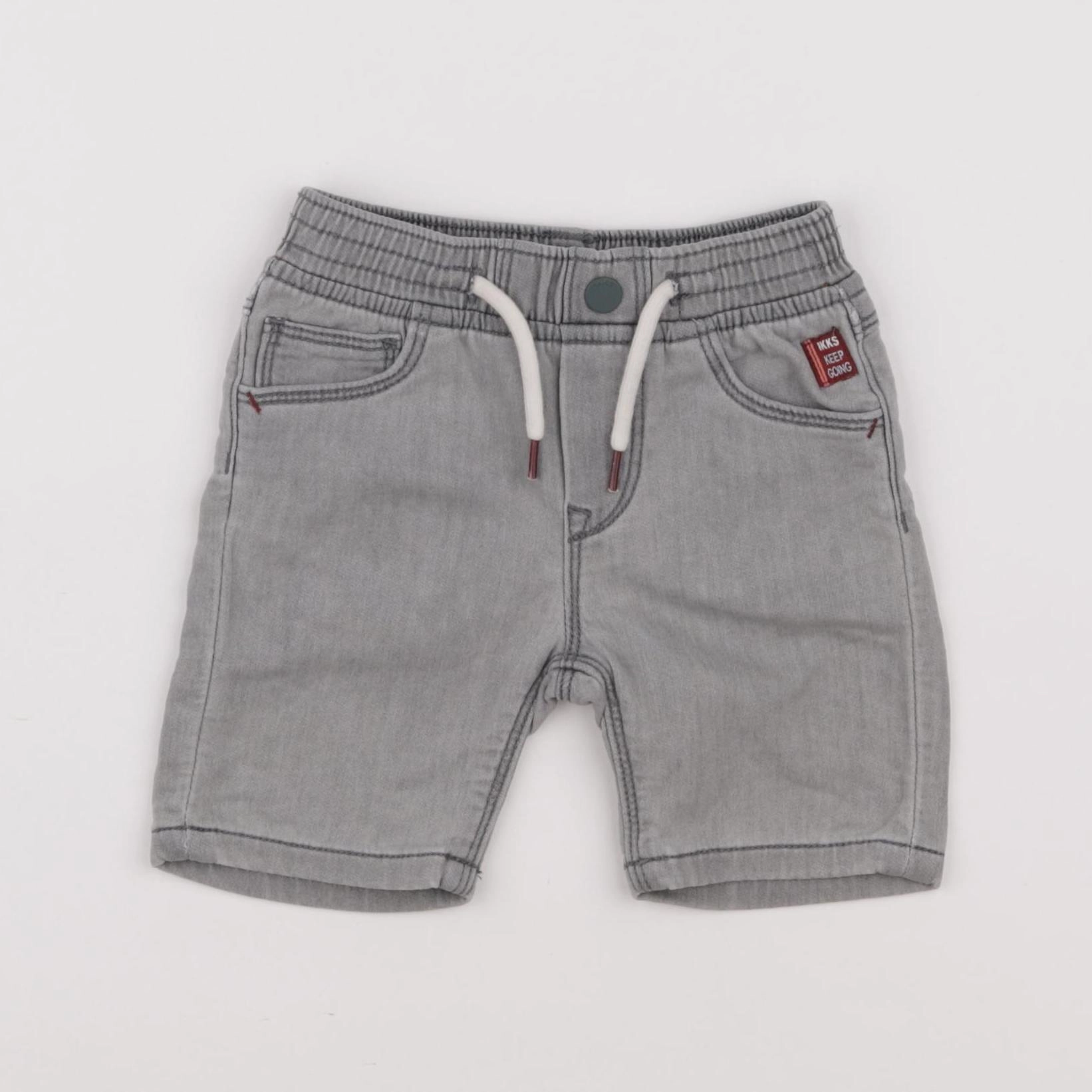 IKKS - short gris - 12 mois