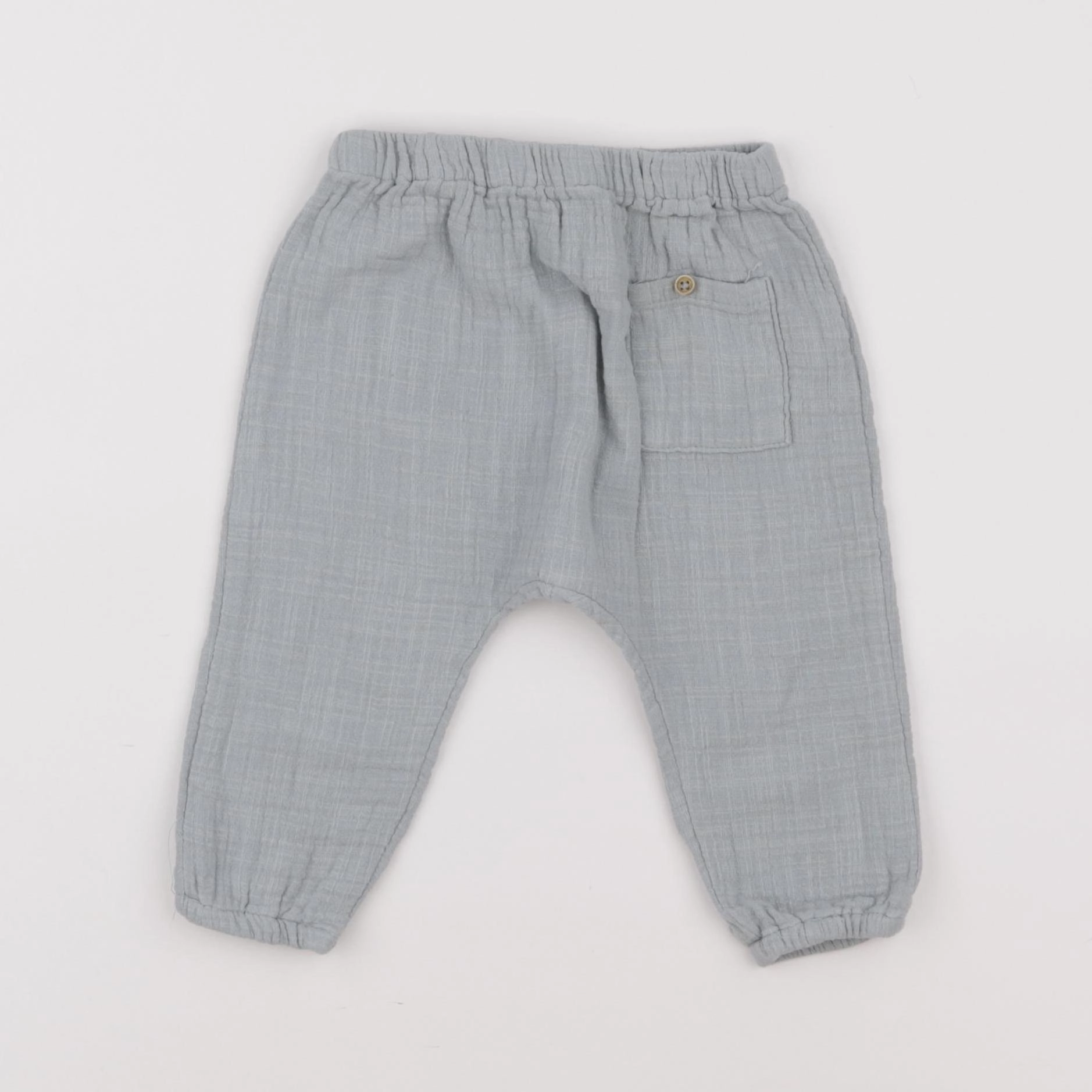 Zara - sarouel bleu - 6/9 mois