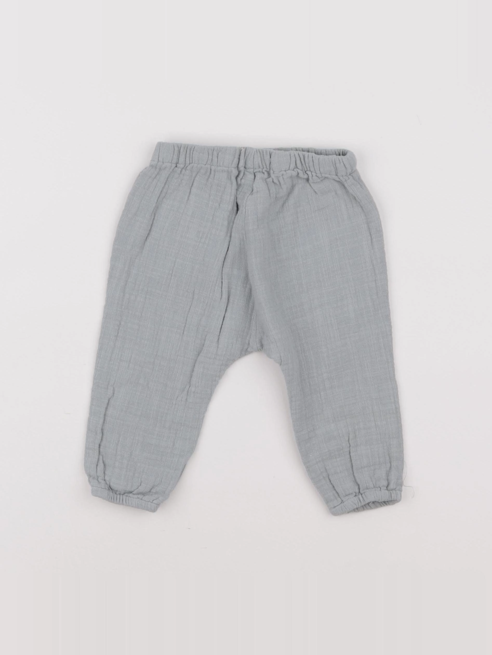 Zara - sarouel bleu - 6/9 mois
